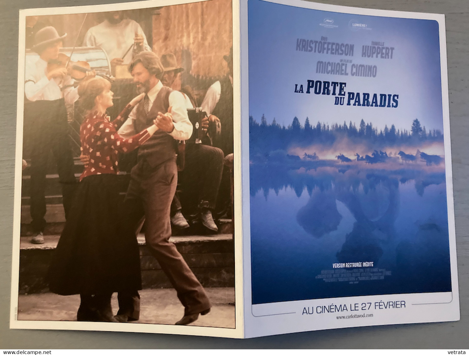Michael Cimino : 1 Supplément Cinéma Libération (27/02/2013 : La Porte Du Paradis) & 1 Carte Postale (Un Mirage Américai - Autres & Non Classés