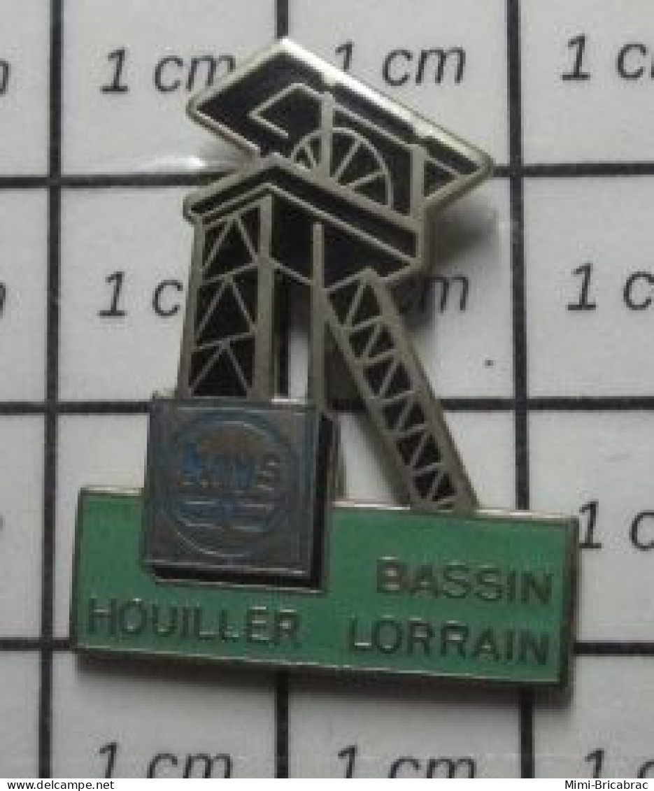 613e  Pin's Pins / Beau Et Rare / MARQUES / OPTICIEN KRYS BASSIN HOUILLER LORRAIN MINE Par ALPES TROPHEES - Marques