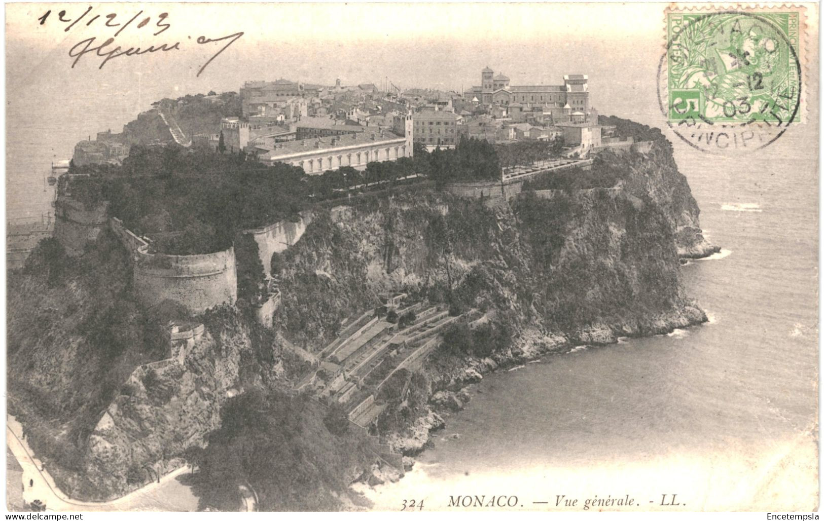 CPA Carte Postale Monaco Vue Générale 1903 VM79549 - Multi-vues, Vues Panoramiques