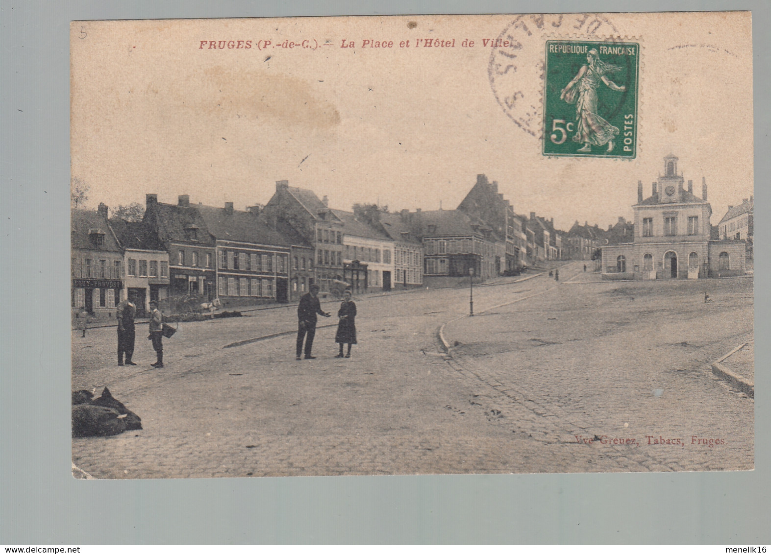 CP - 62 - Fruges - Place De L'Hôtel De Ville - Fruges