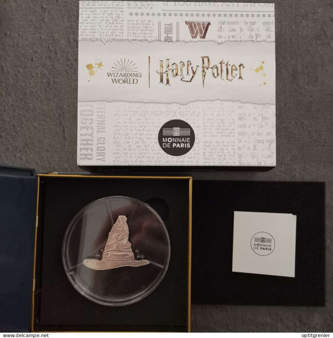 COFFRET 10 EURO ARGENT BE 2022 CHOIXPEAU MAGIQUE HARRY POTTER 5000 EX. / PROOF SILVER EUROS - France