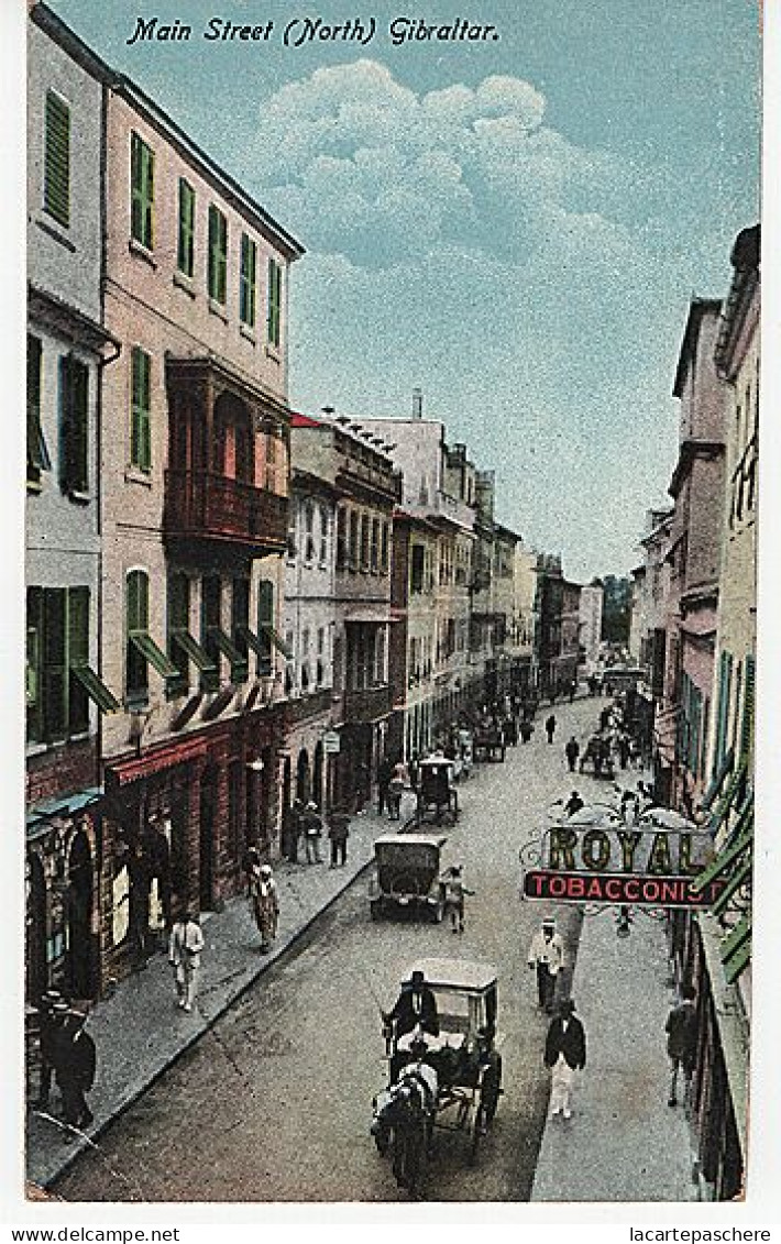 X126063 GREAT BRITAIN GIBRALTAR MAIN STREET ( NORTH ) TOBACCONIST TABAC TABACS - Gibraltar