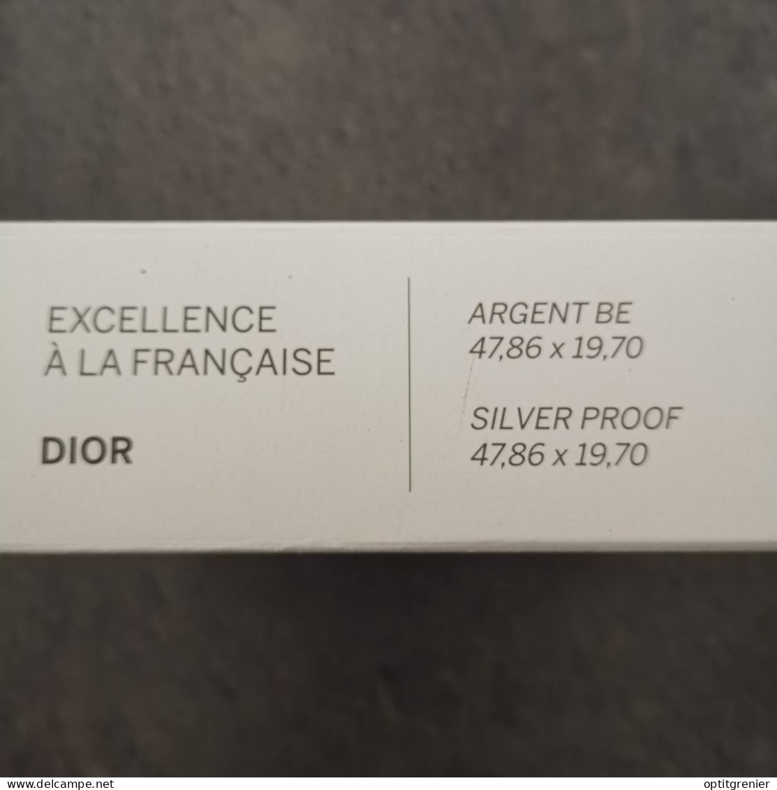 COFFRET 10 EURO ARGENT BE 2021 DIOR EXCELLENCE A LA FRANCAISE 5000 EX. / PROOF SILVER EUROS