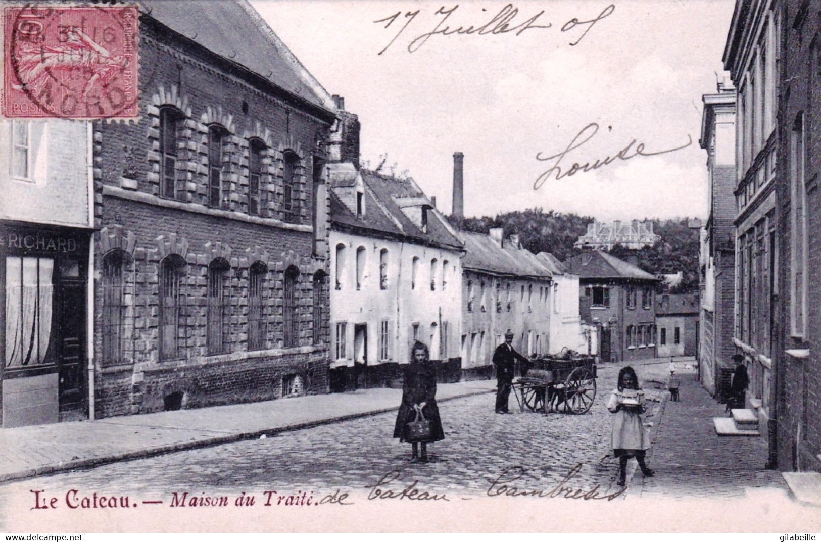 59 - Nord - LE CATEAU - Maison Du Traité - Le Cateau