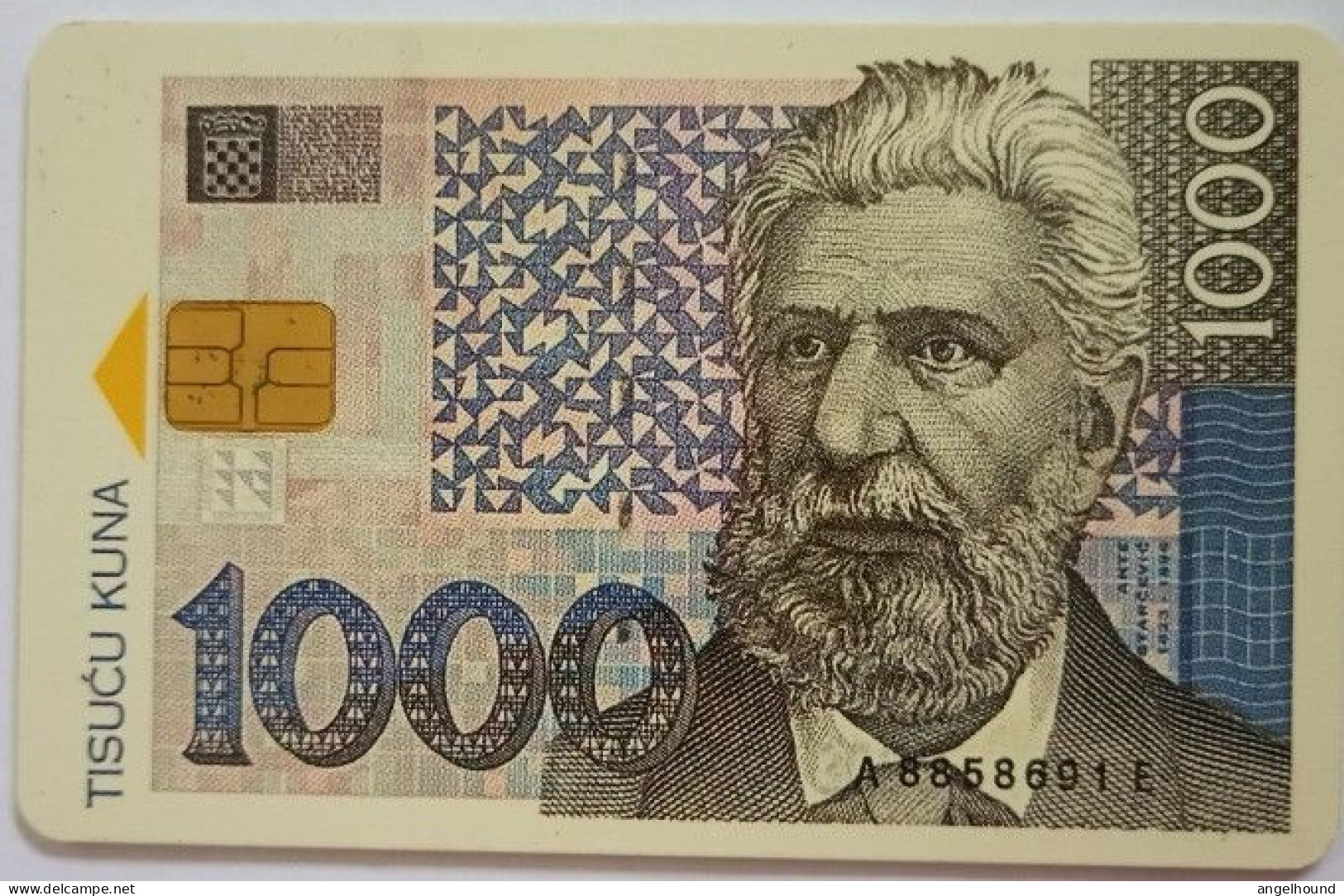 Croatia 1000 Units Chip Card - Banknote - Kroatië