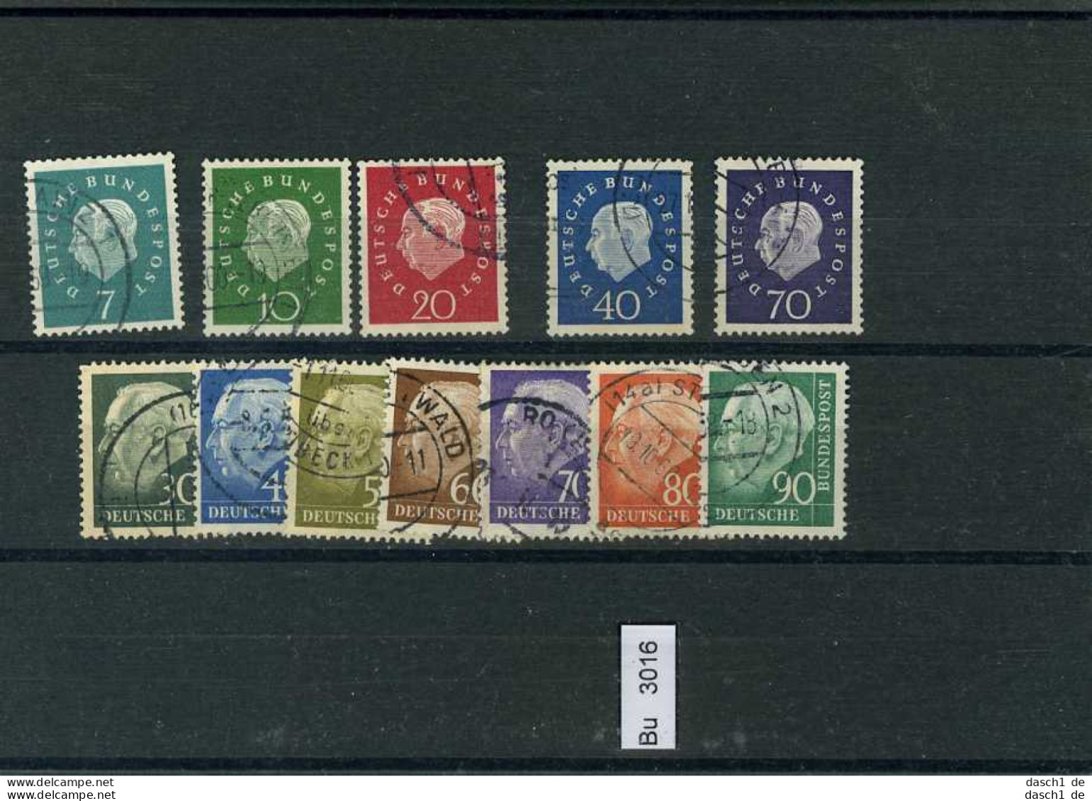 Bundesrepublik, Xx, O, 5 Lose U.a. 177-196 - Gebraucht