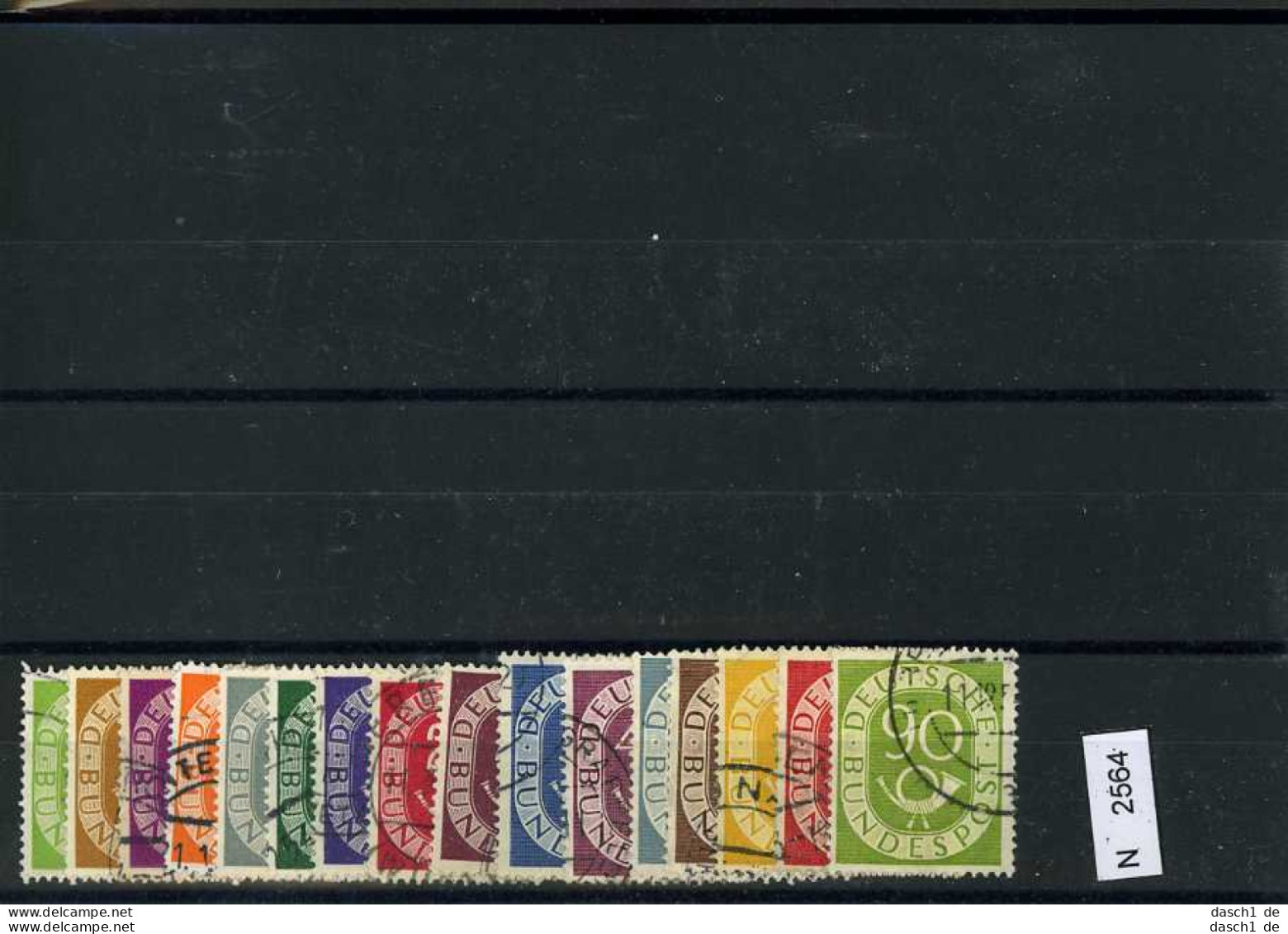 Bundesrepublik, Bundesrepublik, 123-138 Posthornsatz, O - Gebraucht