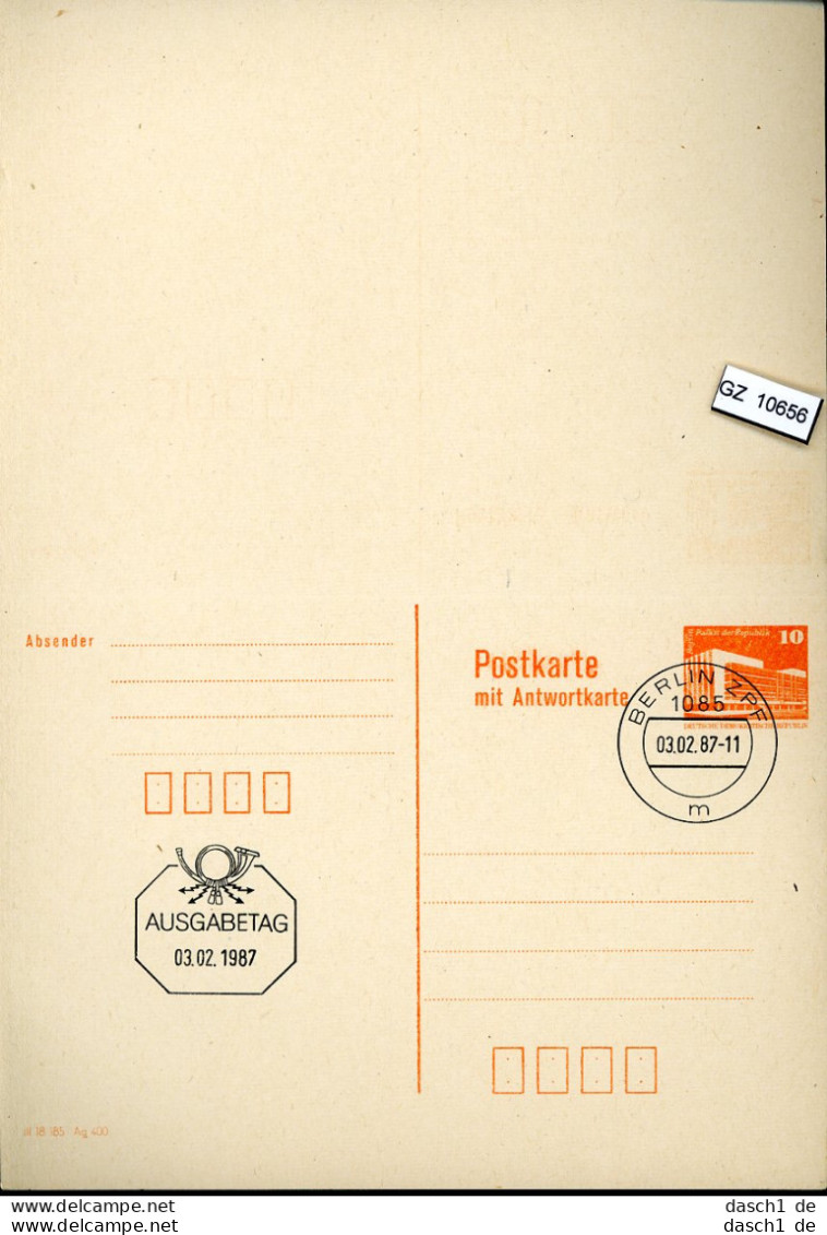 DDR, 2 Lose P 88 Mit FDC Stempel - Other & Unclassified