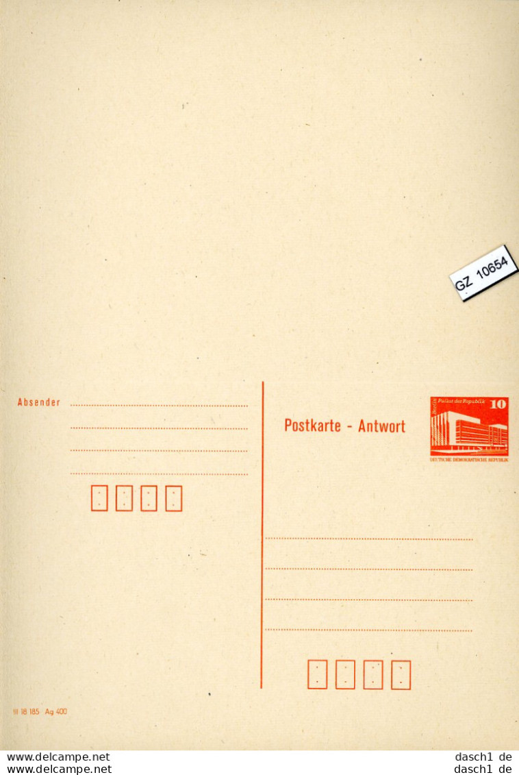 DDR, 6 Lose P 88 - Postkaarten - Ongebruikt