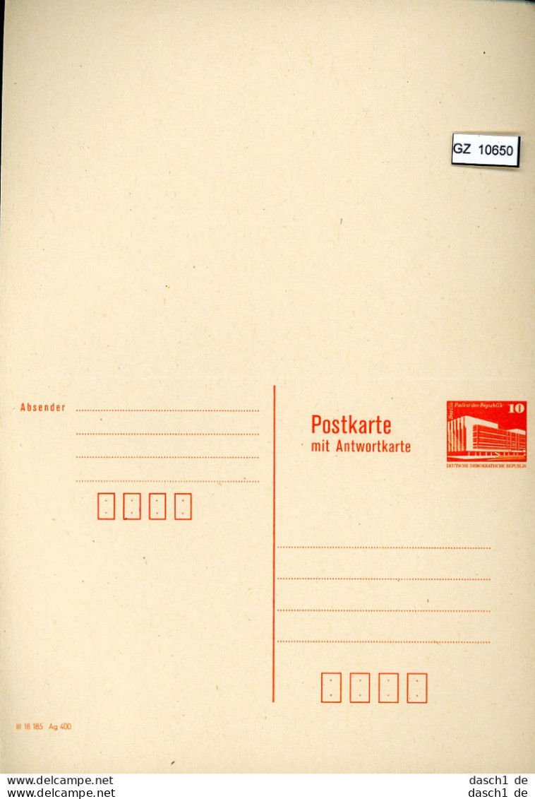 DDR, 6 Lose P 88 - Cartoline - Nuovi