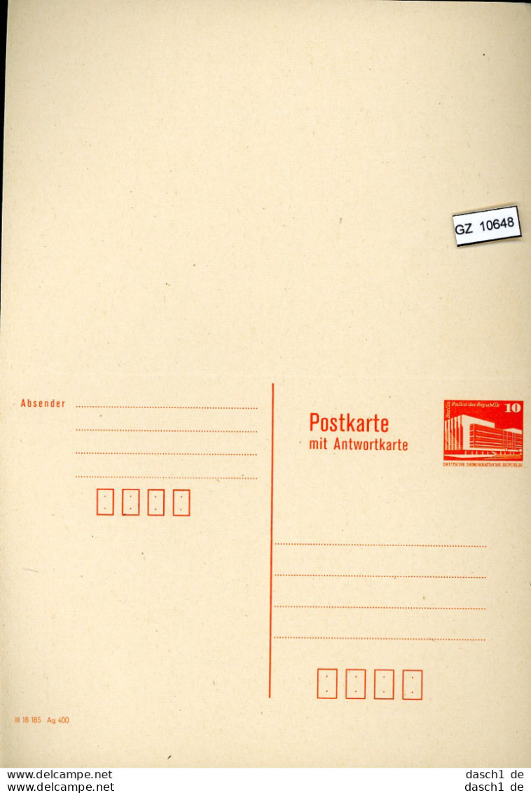 DDR, 6 Lose P 88 - Postkaarten - Ongebruikt
