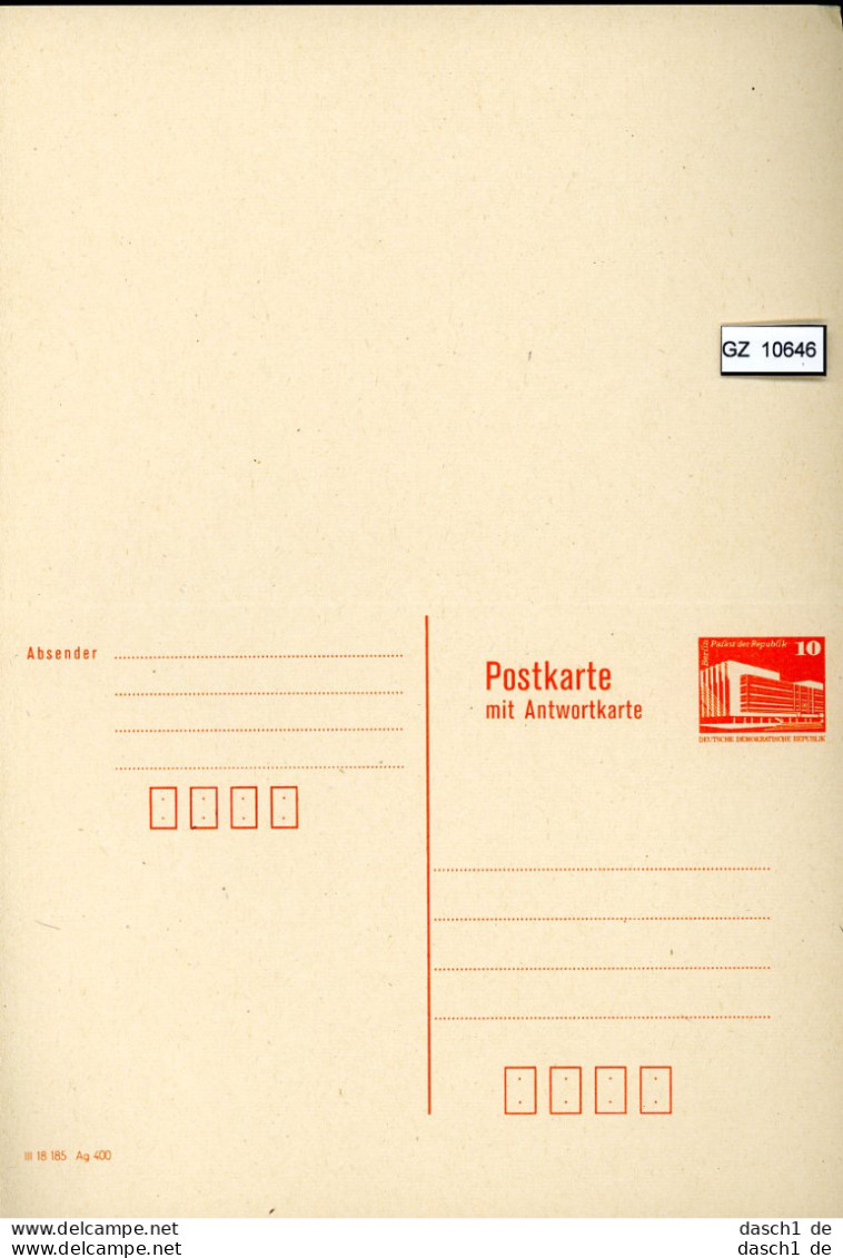 DDR, 6 Lose P 88 - Cartes Postales - Neuves