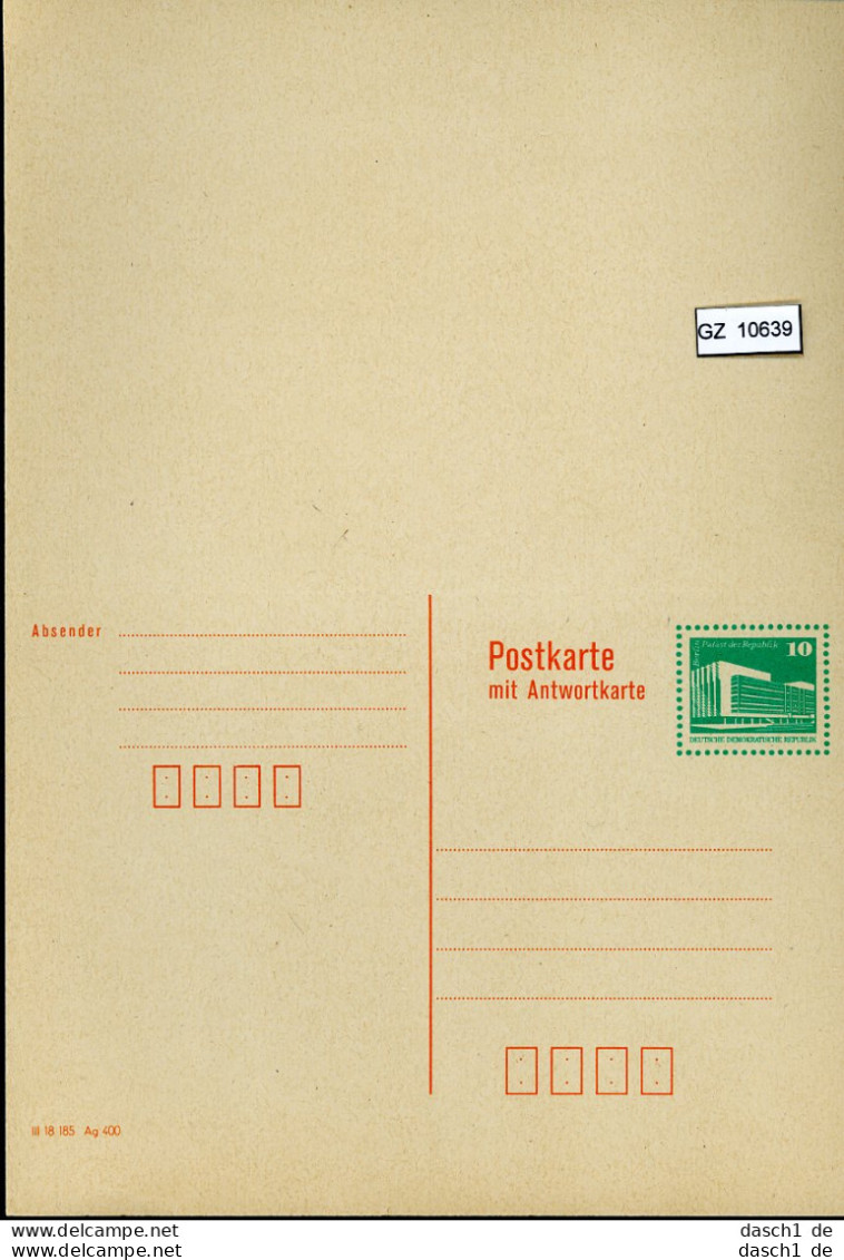 DDR, 5 Lose P 85 - Postkarten - Ungebraucht