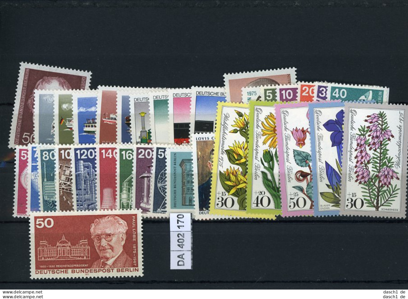 Berlin, Xx, Jahrgang 1975 - Unused Stamps