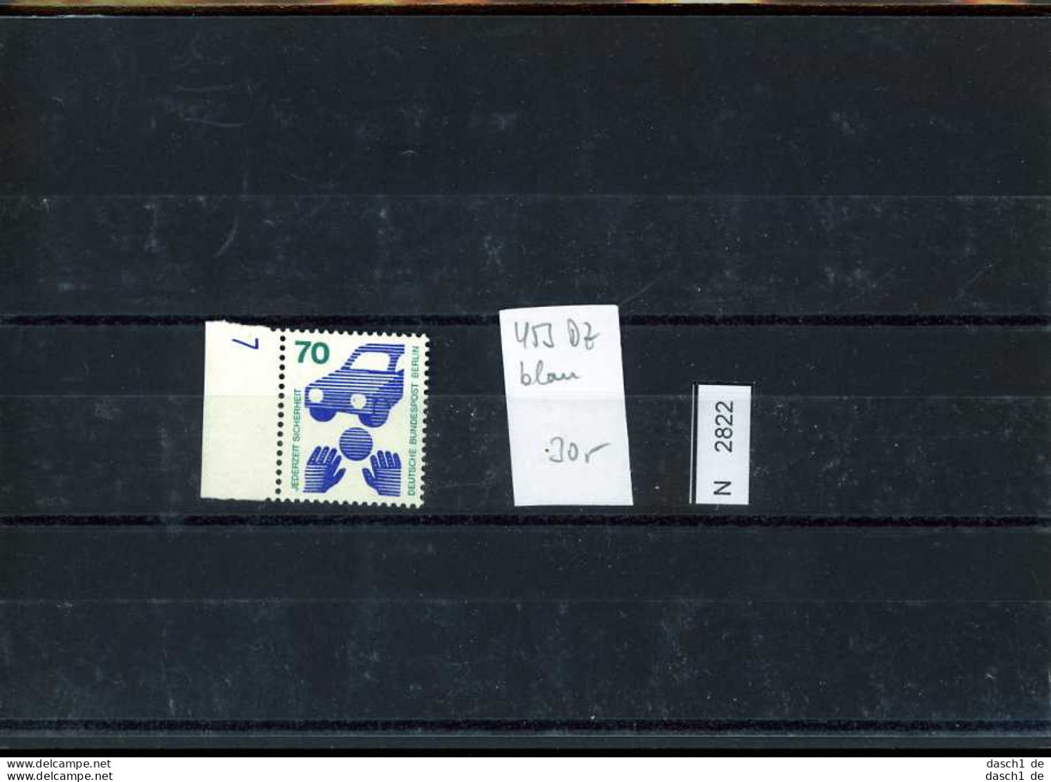 Berlin, 4 Lose U.a. O, 27, Rotaufdruck - Used Stamps