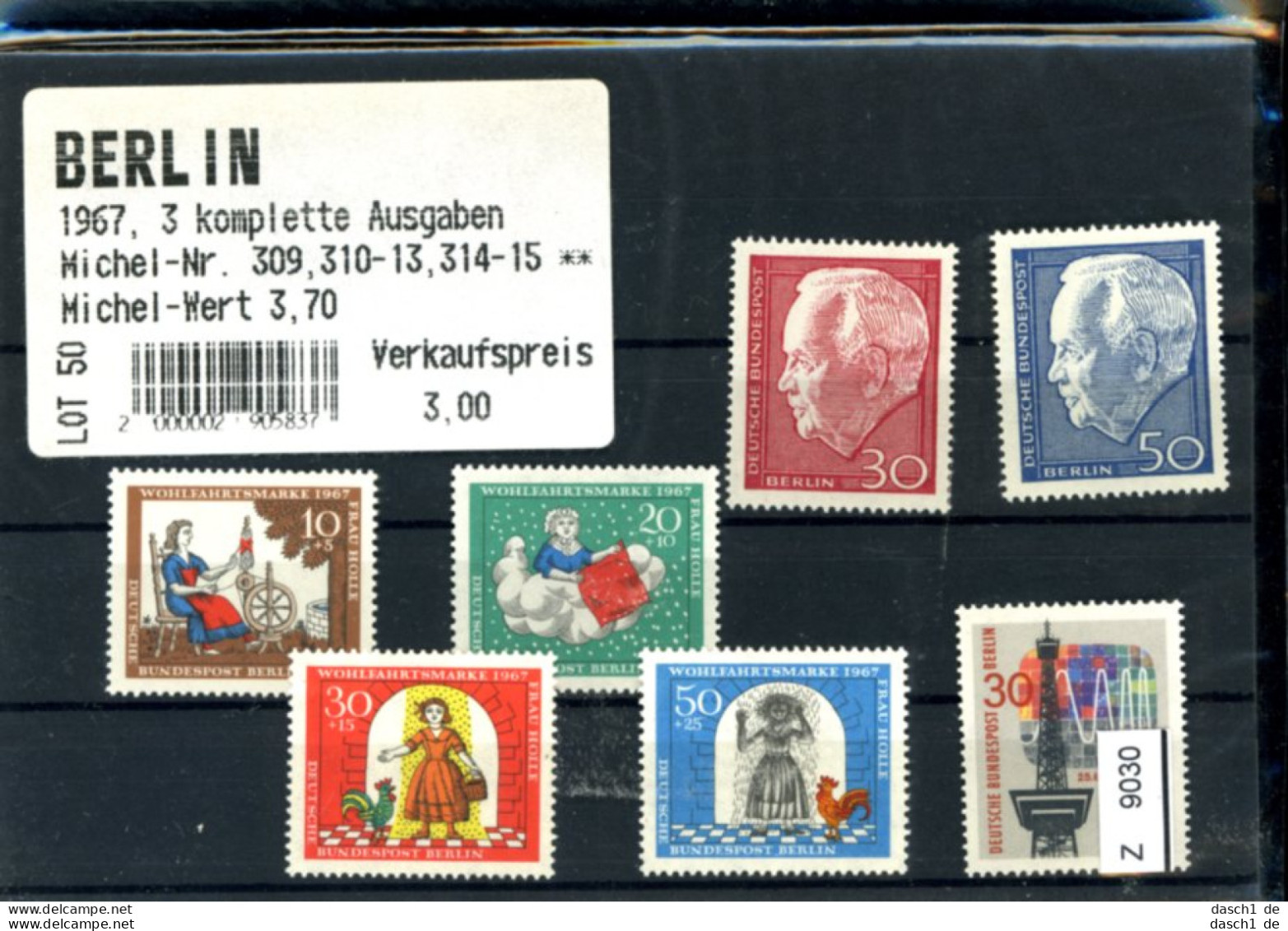 Berlin, 4 Lose U.a. Kleine Zusammenstellung - Unused Stamps