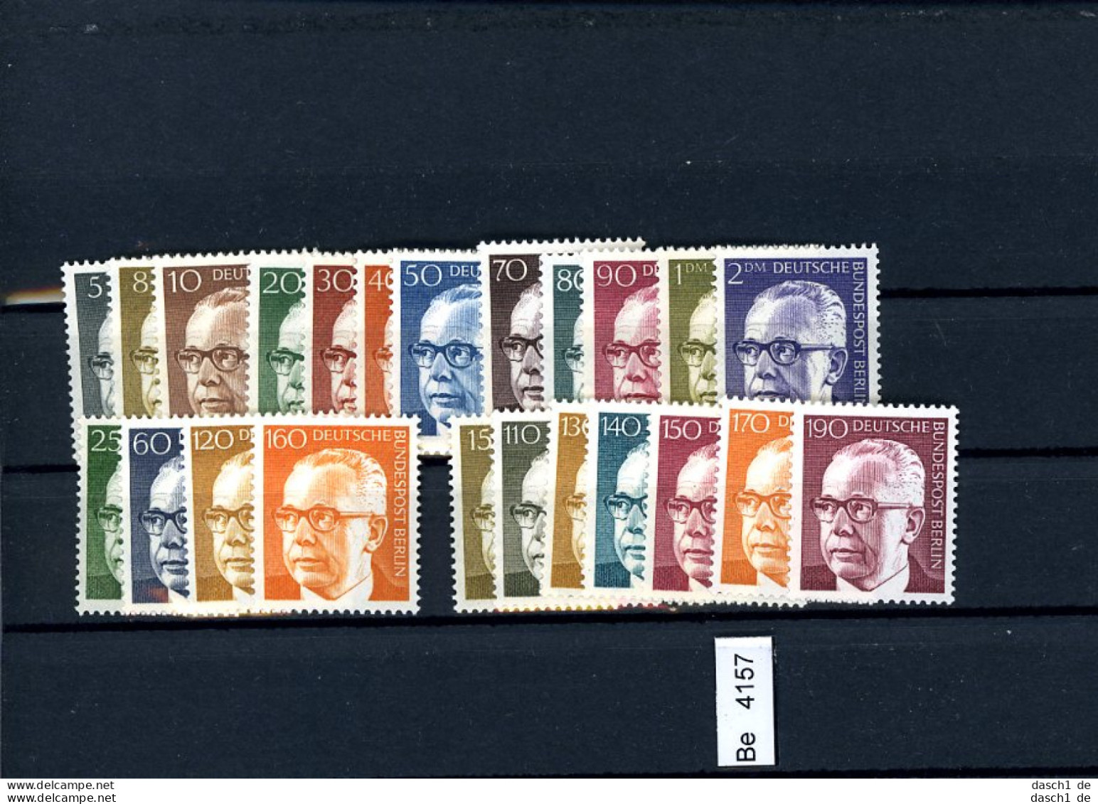 Berlin, Xx, 427 Ff., Alle Werte Heinemann - Unused Stamps