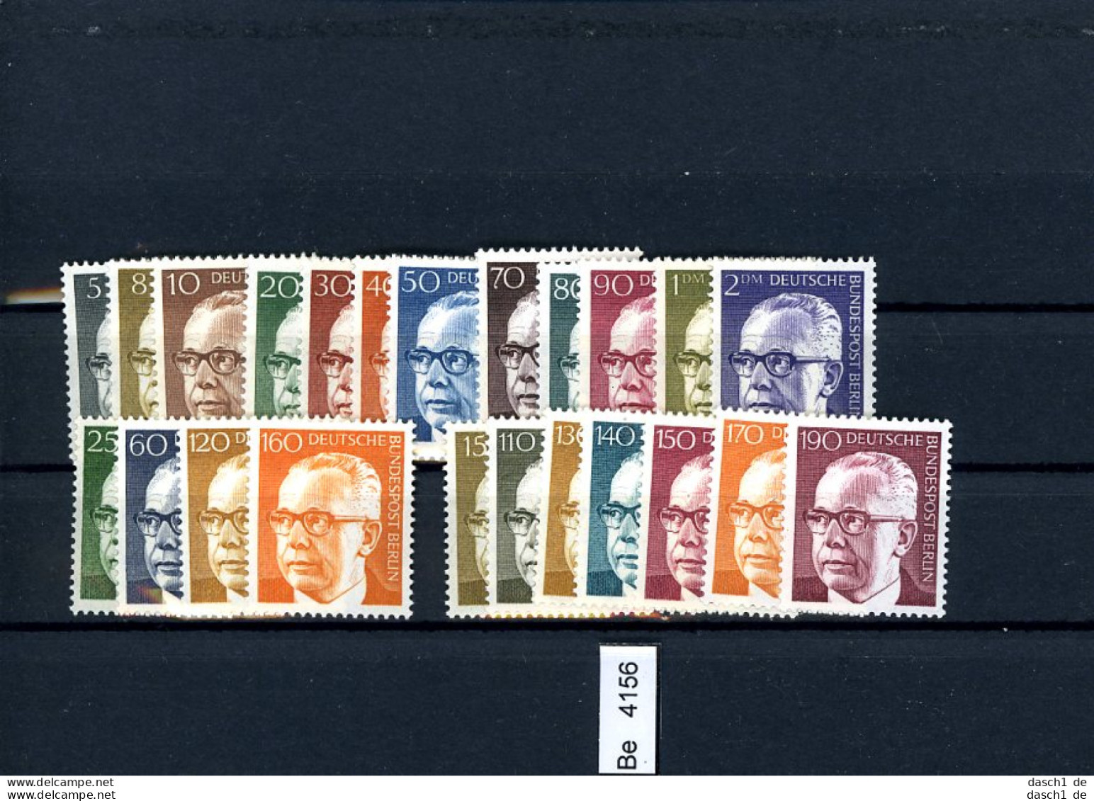 Berlin, Xx, 427 Ff., Alle Werte Heinemann - Unused Stamps