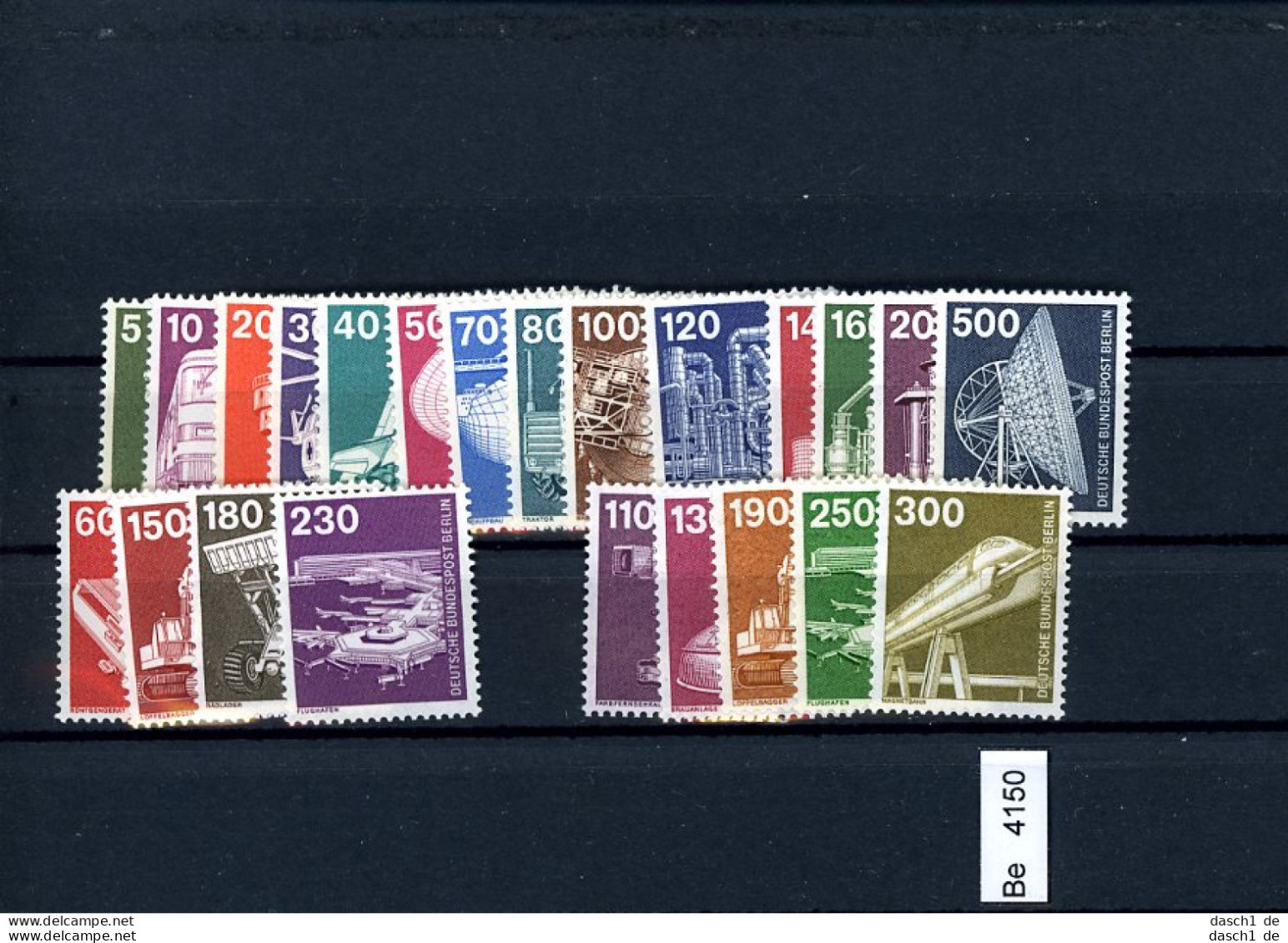 Berlin, Xx, 494 Ff., Alle Werte I+T - Unused Stamps