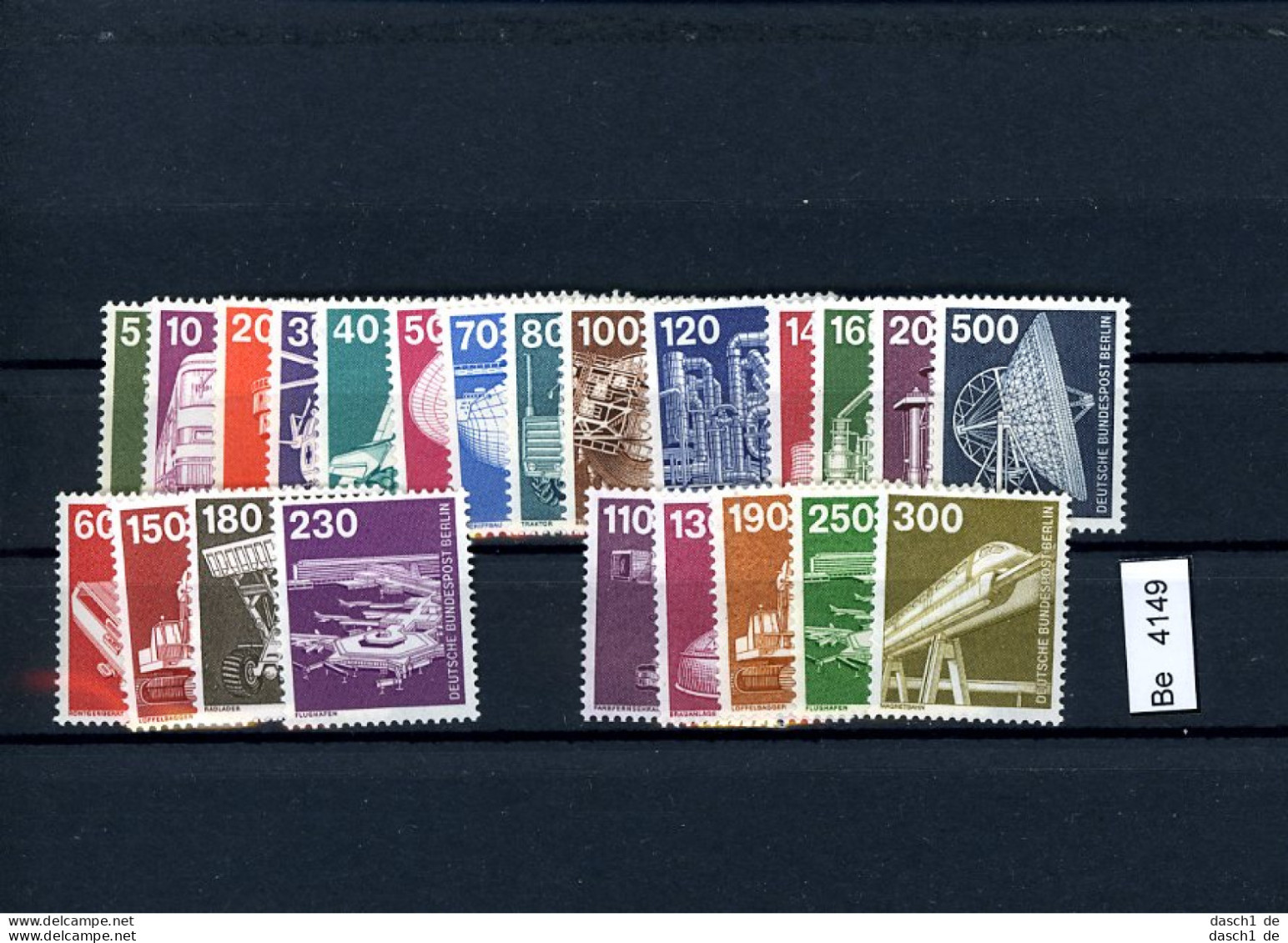 Berlin, Xx, 494 Ff., Alle Werte I+T - Unused Stamps