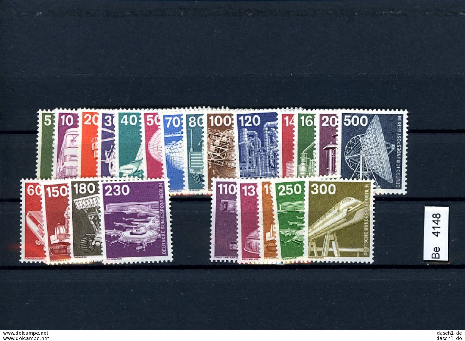 Berlin, Xx, 494 Ff., Alle Werte I+T - Unused Stamps