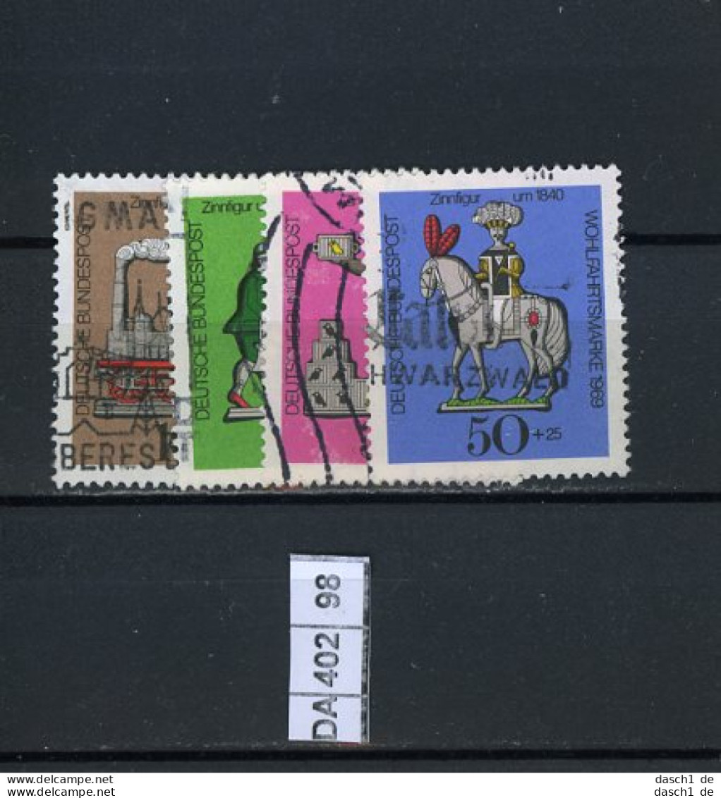 Bundesrepublik, O, 5 Lose 1969, 604 - 607 - Gebraucht