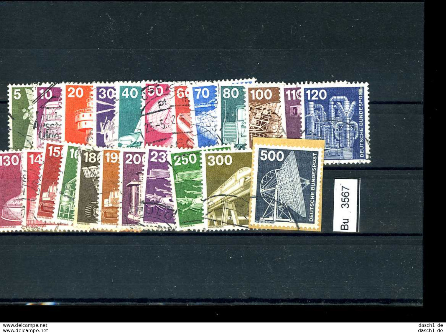 Bundesrepublik, O,  5 Lose U.a. M. Und Technik Kplt. Satz Aus Tagespost - Used Stamps