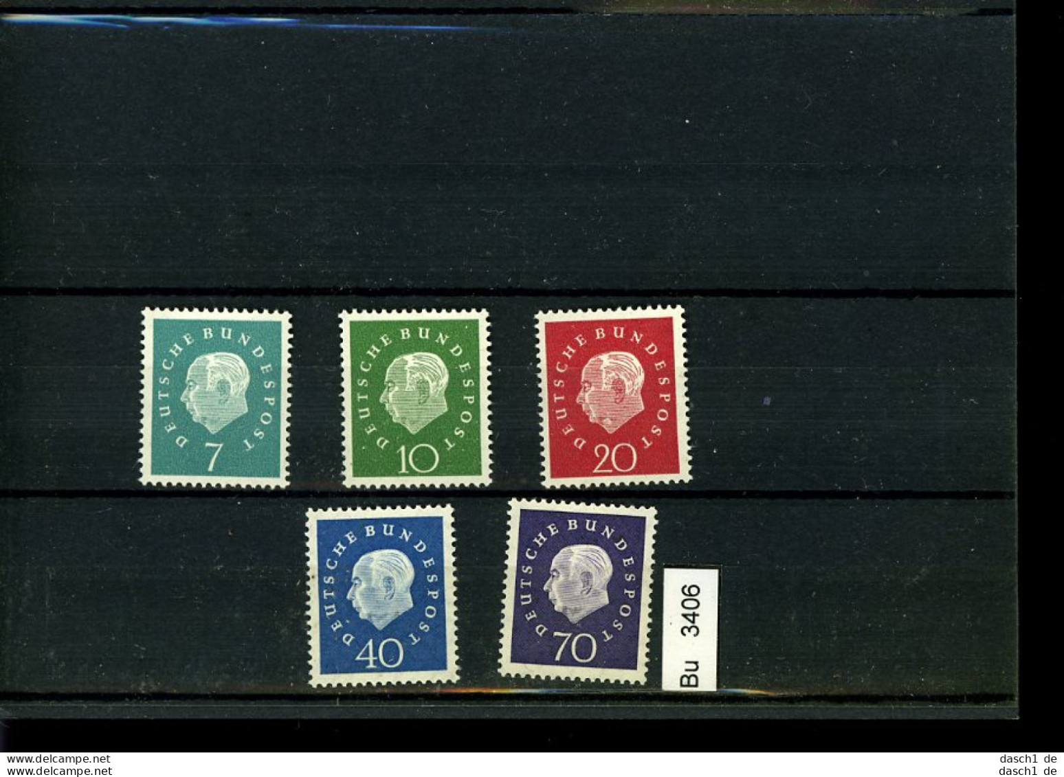 Bundesrepublik, Xx, 302 - 306 Heuss (III) - Ungebraucht