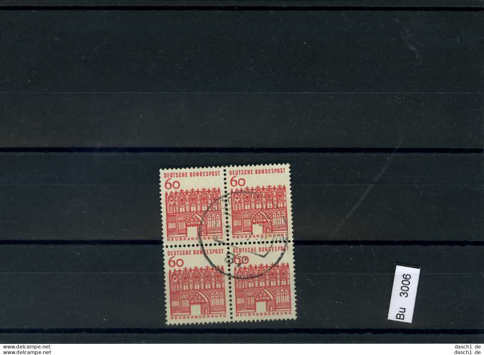 Bundesrepublik, O, 459 Viererblock - Used Stamps