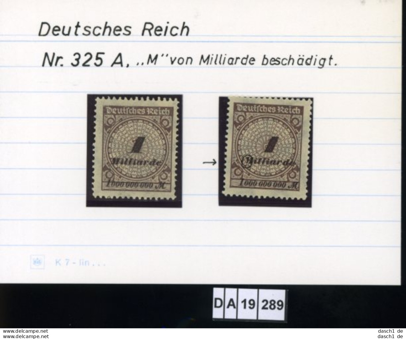 Deutsches Reich , 5 Lose U.a. 435 , PLF / Abart - Siehe Foto - Errors & Oddities