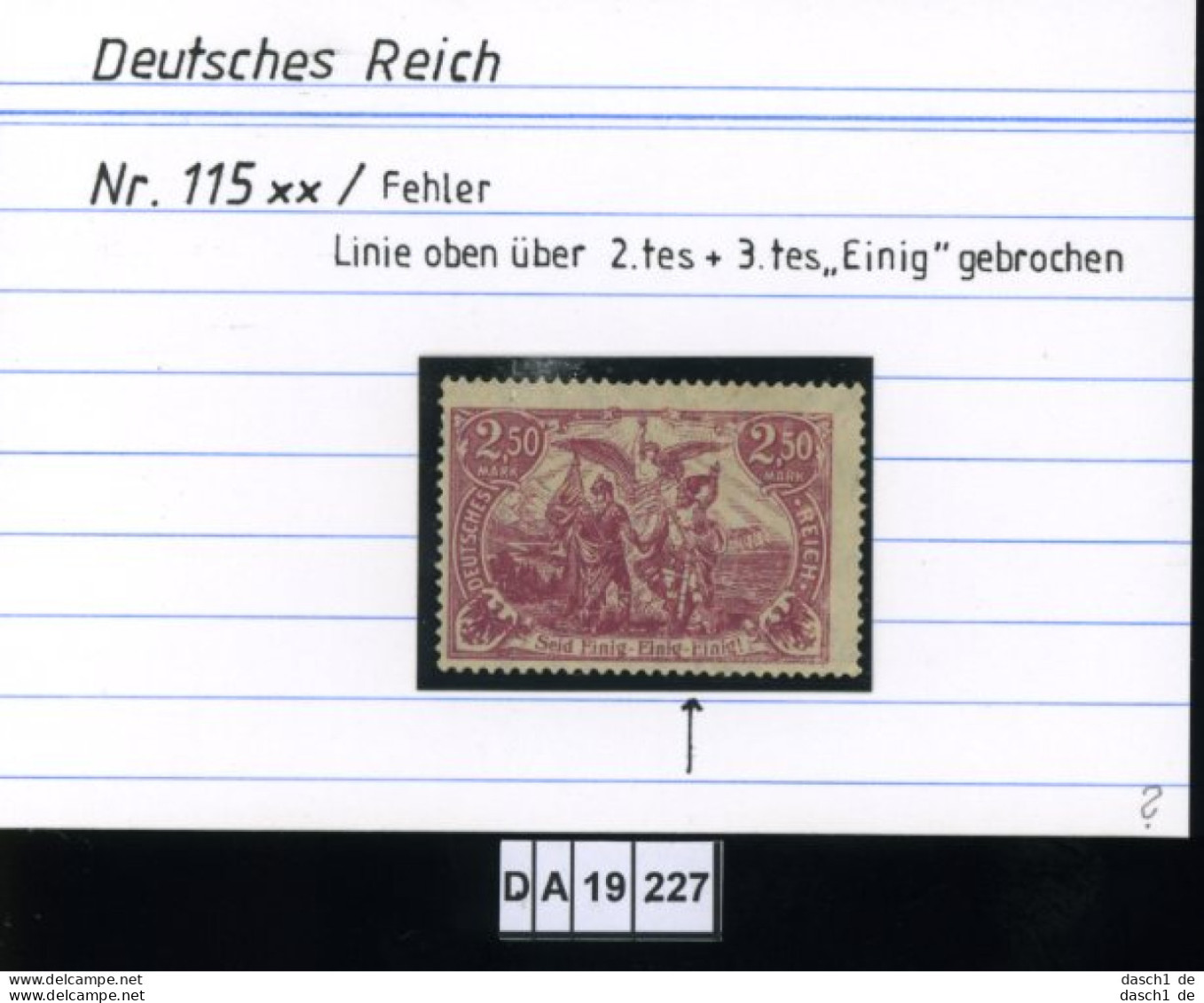 Deutsches Reich , 5 Lose U.a. 120 , PLF / Abart - Siehe Foto - Variedades & Curiosidades