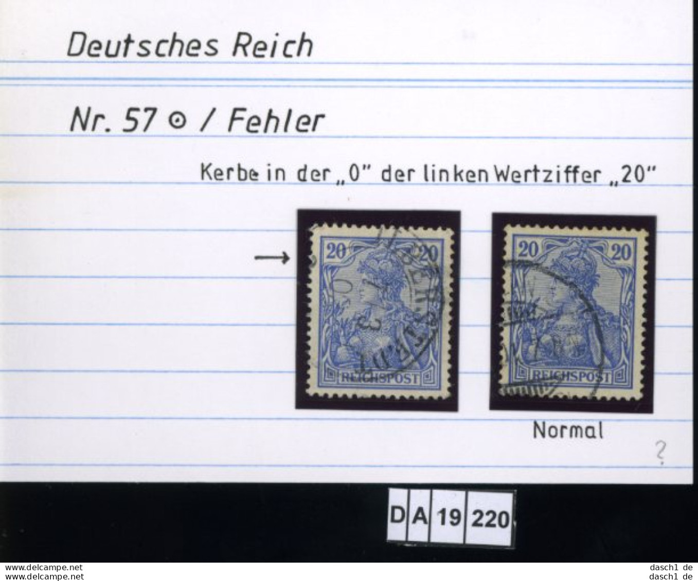 Deutsches Reich , 5 Lose U.a. 111 , PLF / Abart - Siehe Foto - Variétés & Curiosités