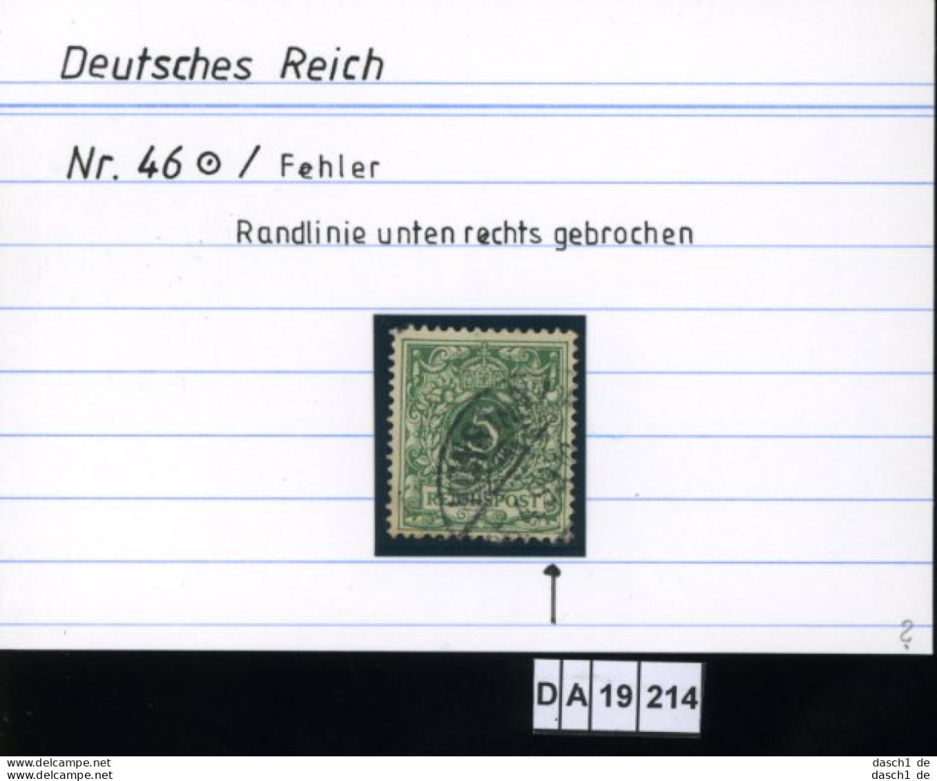 Deutsches Reich , 4 Lose U.a. 46 , PLF / Abart - Siehe Foto - Errors & Oddities