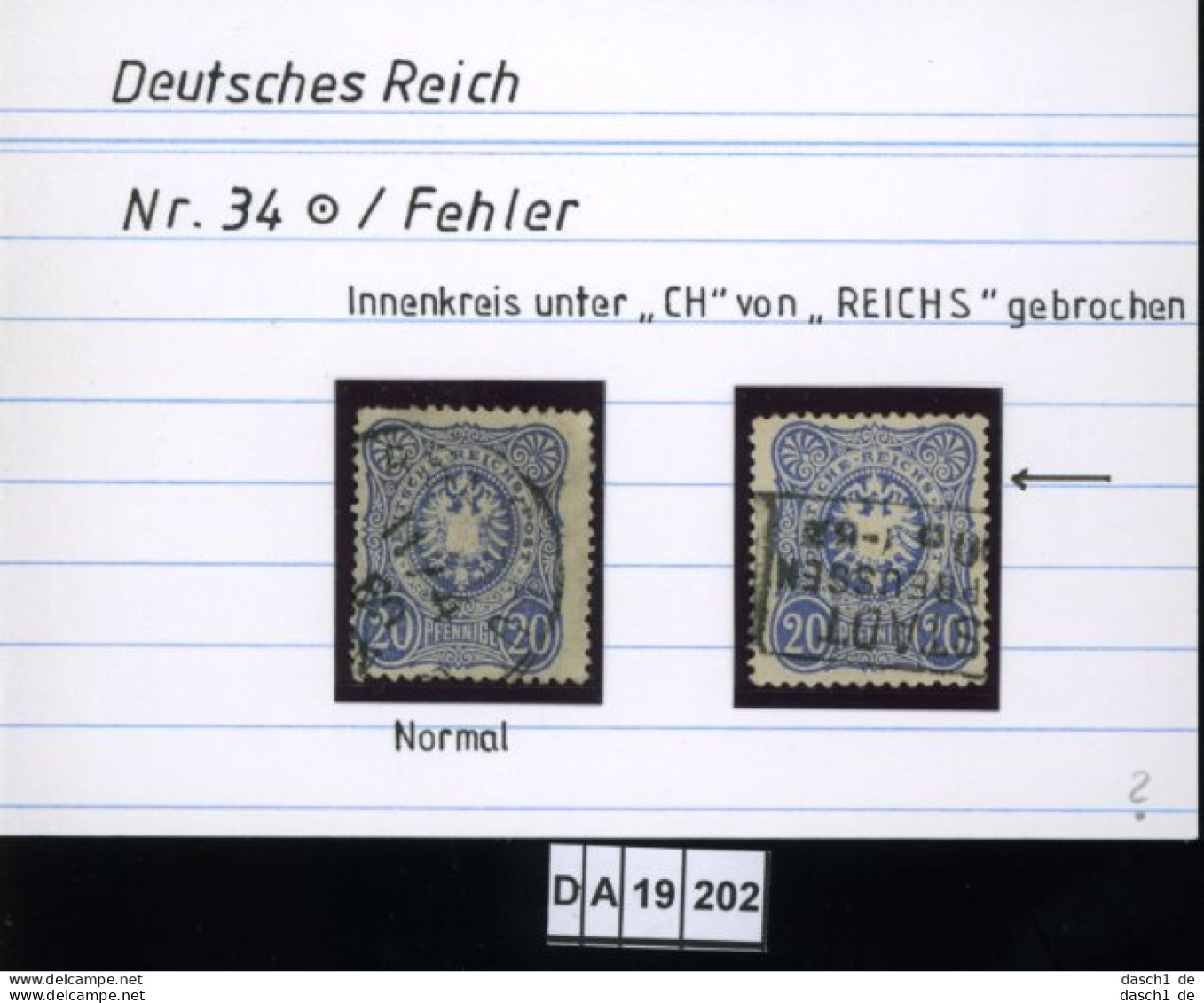 Deutsches Reich , 4 Lose U.a. 40 I , PLF / Abart - Siehe Foto - Variedades & Curiosidades