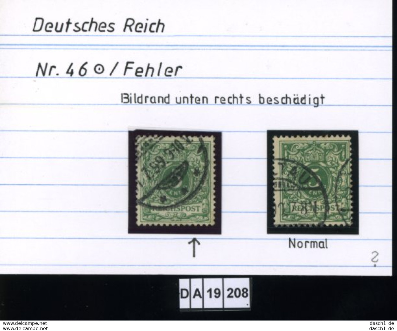 Deutsches Reich , 5 Lose U.a. 47 , PLF / Abart - Siehe Foto - Abarten & Kuriositäten