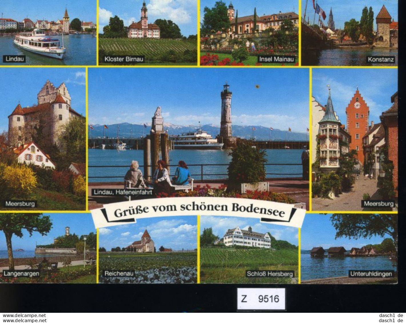 7 AK, Deutschland, Gelaufen Mit Gebrauchsspuren, Bodensee U.a. - Collections & Lots