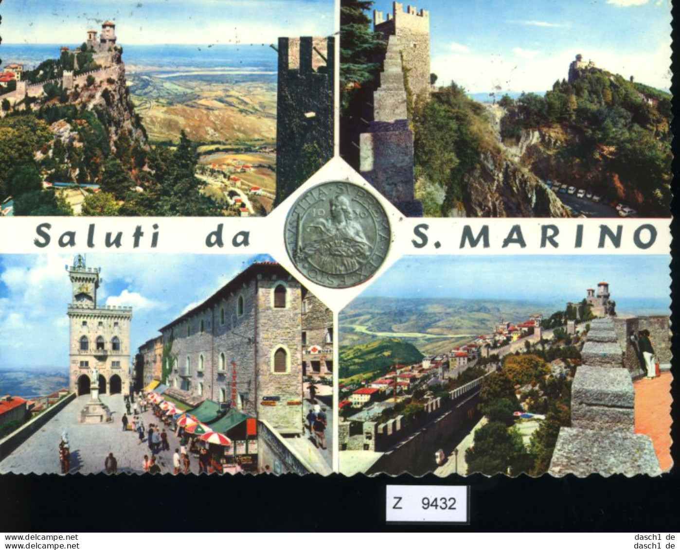 3 AK, San Marino, Gelaufen Mit Gebrauchsspuren, 2. Und 3. Turm - Saint-Marin