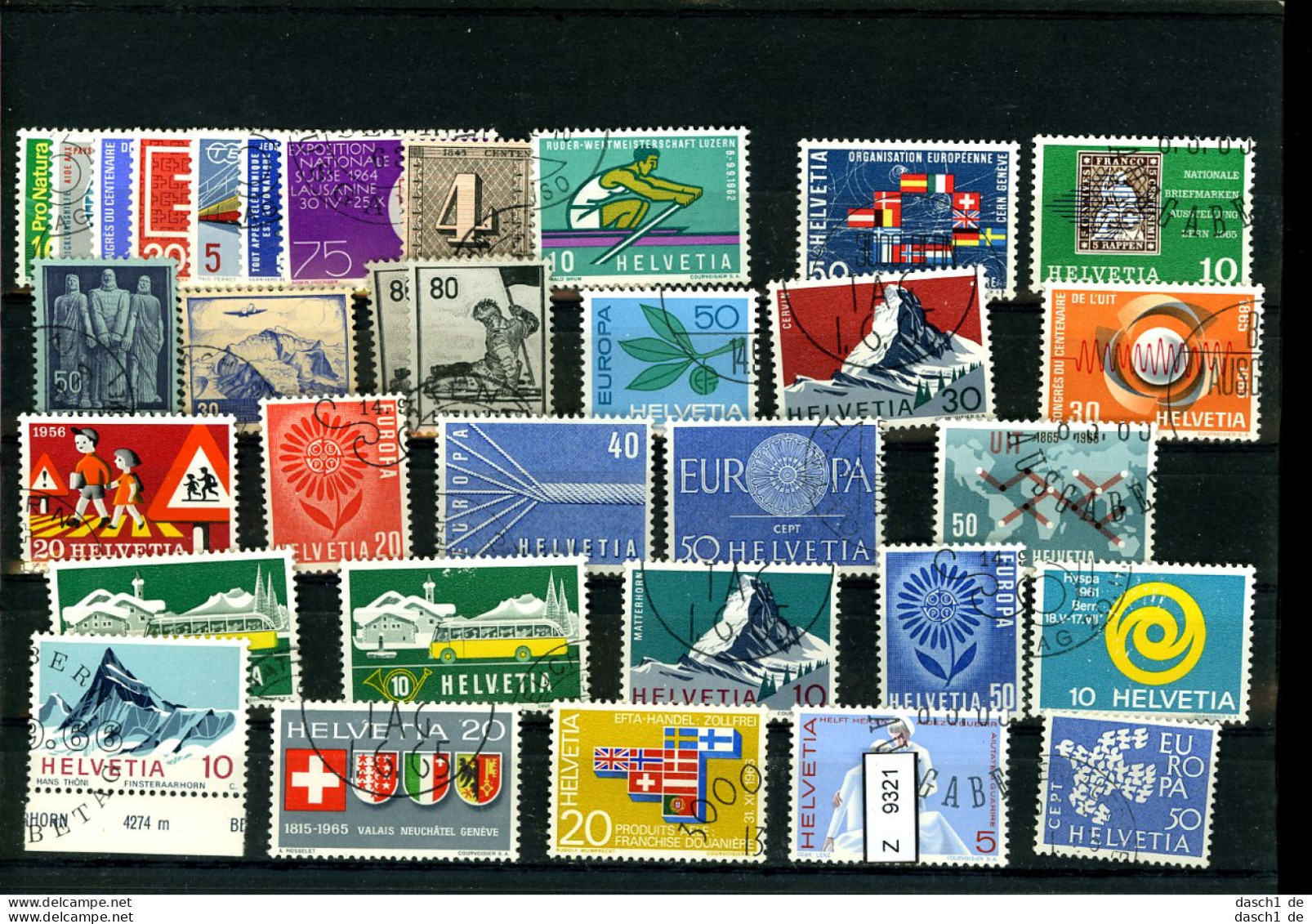 Kleine Sammlung Auf 5 A5-Karten, X, Xx, O, 5 Lose U.a. Schweiz, Österreich U.a. - Collections (without Album)