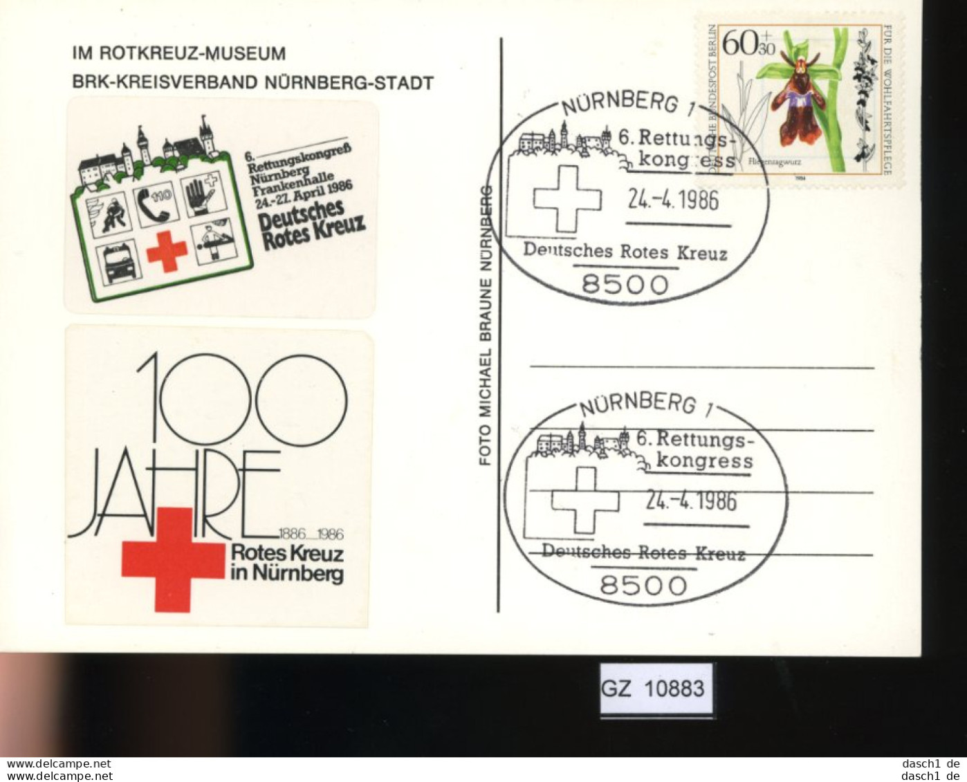 Motiv, 8 Lose u.a. Rotes Kreuz, Jugendzentrum Dahomey, 1975