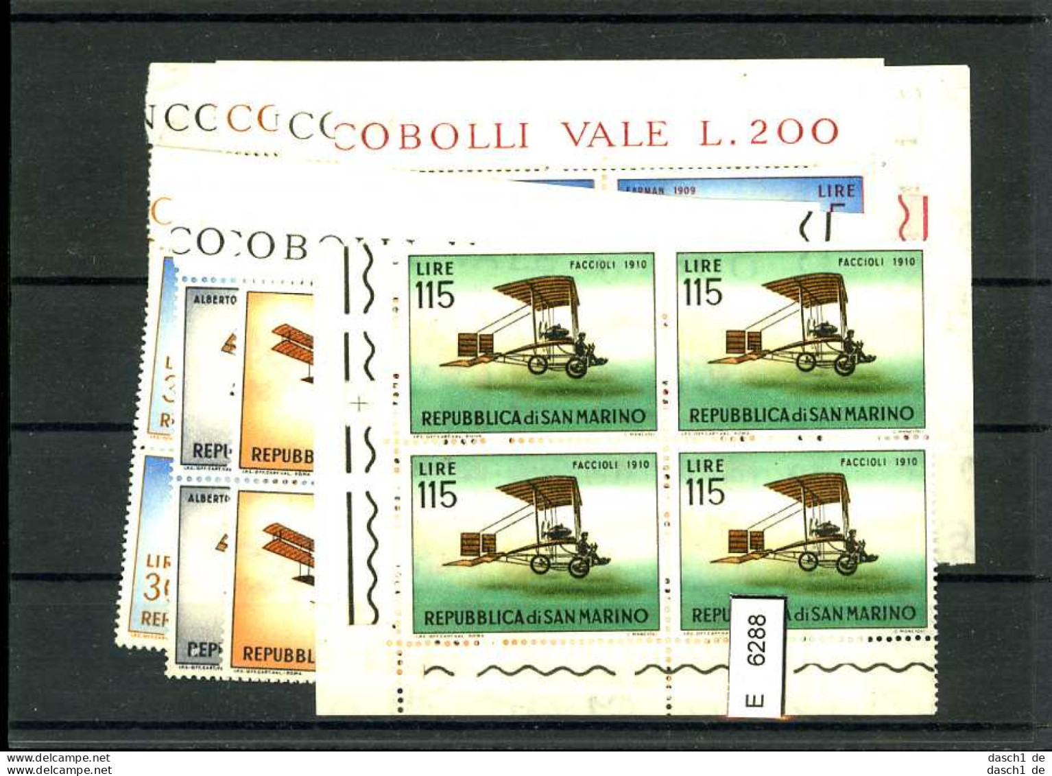 San Marino, Xx, 4 Lose U.a. 1364-65 - Colecciones & Series