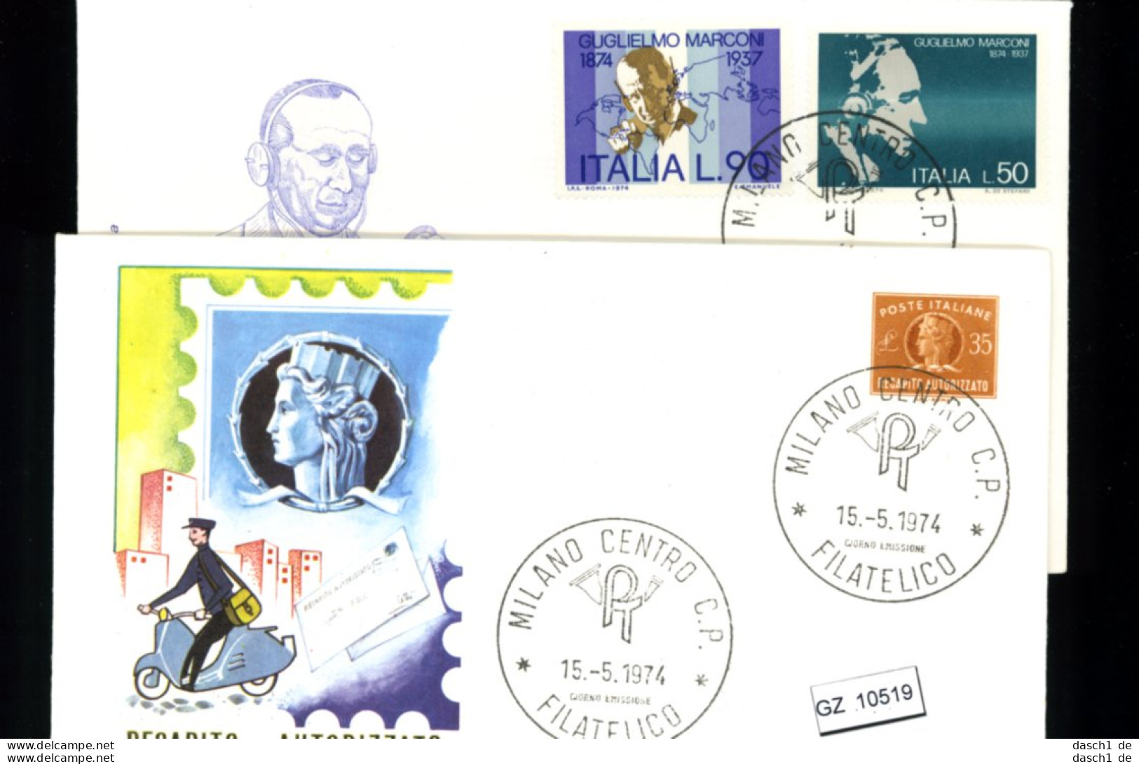 Italien, 8 Lose U.a. FDC, 88 Auf Bedarfsbrief - Collections