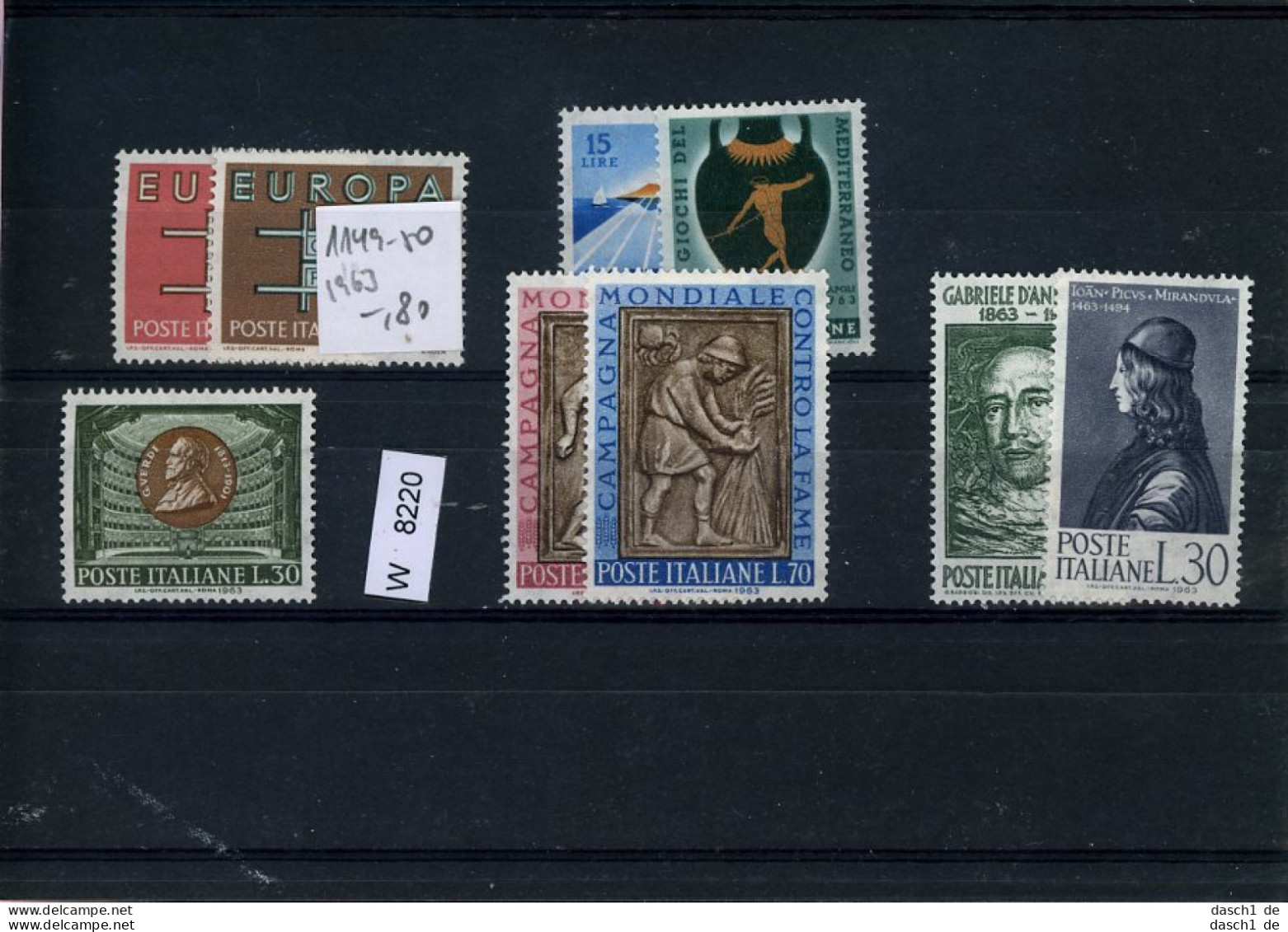 Italien, Xx, X, O, 14 Lose U.a. Kl. Sammlung Auf A6-Karte - Collections