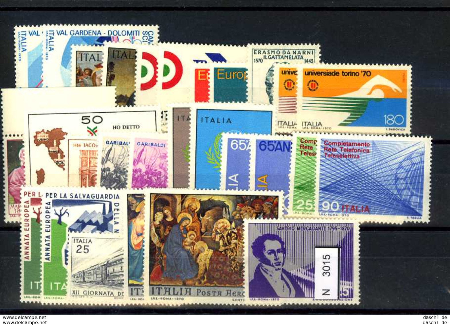 Italien, Xx, 1842-3, 1693 3x, Und 1 Unesco Satz - Verzamelingen