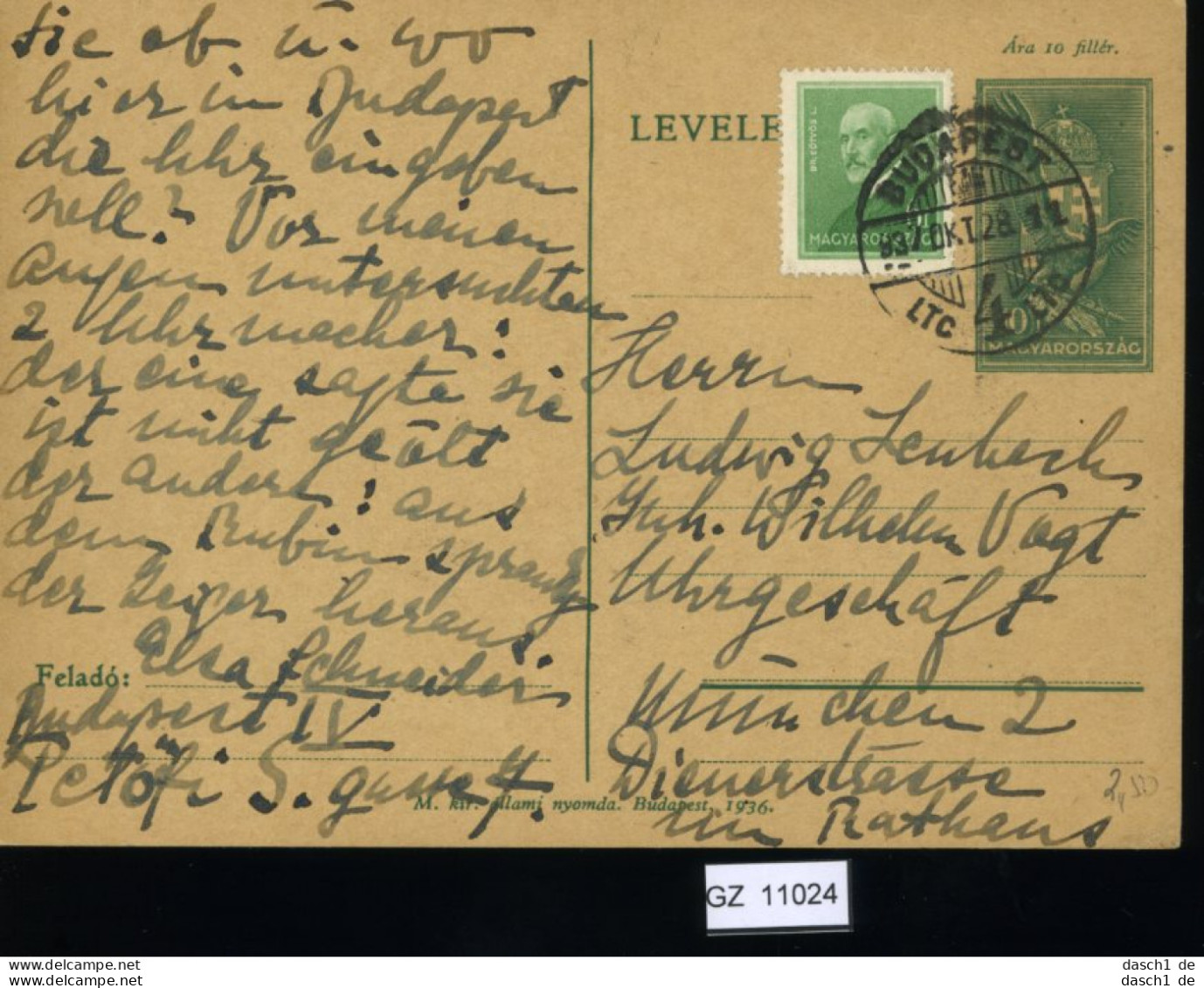 Ungarn, 19 Lose U.a. Postkarte 1915 Gelaufen - Collections