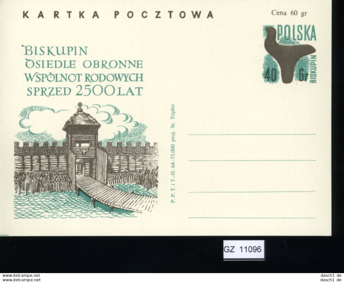 Polen 12 Lose U.a. Sonderpostkarte 1960 - Stamped Stationery