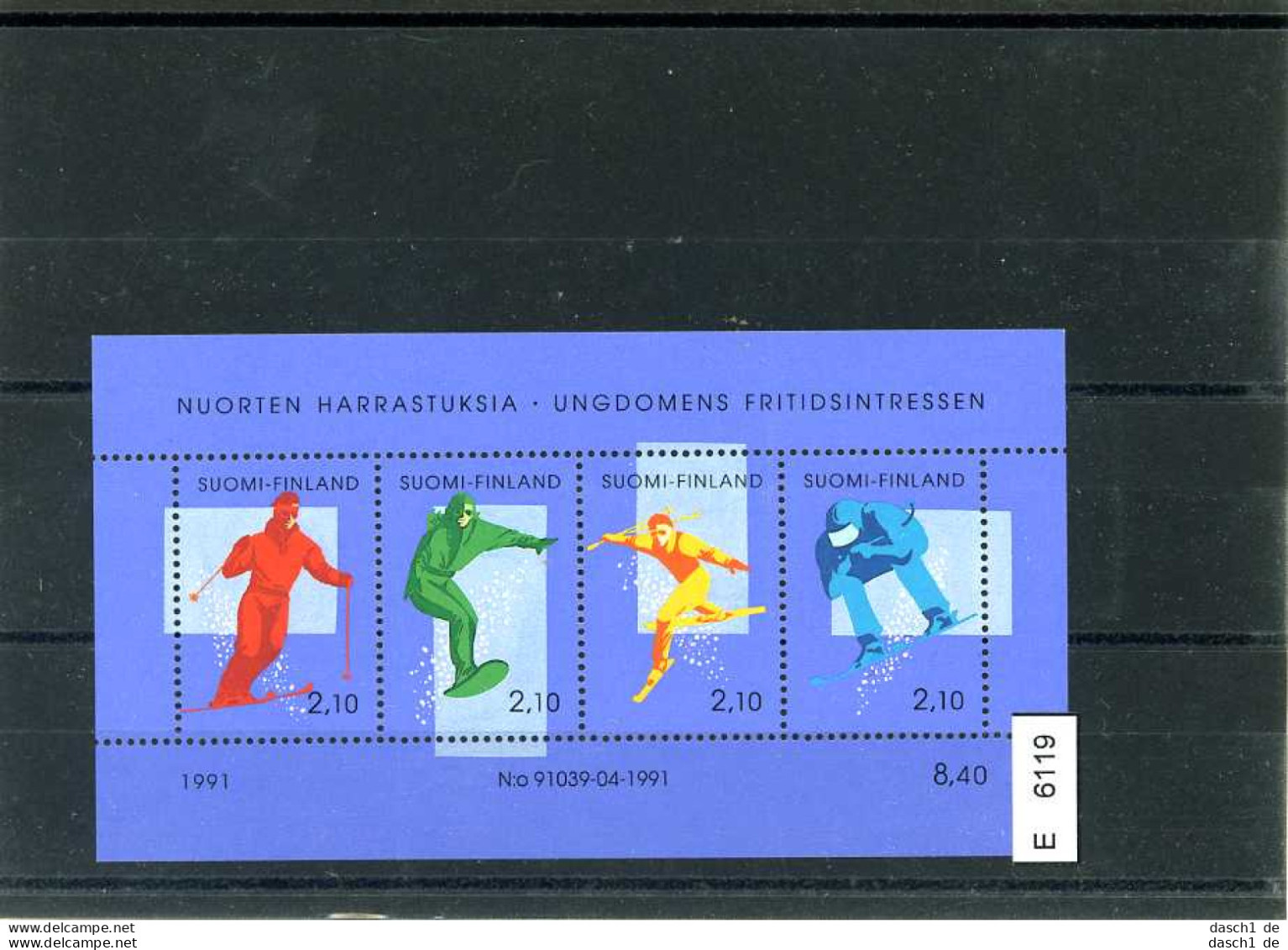 Finnland 9 Lose U.a. Sonderpostkarte 1986 - Collezioni