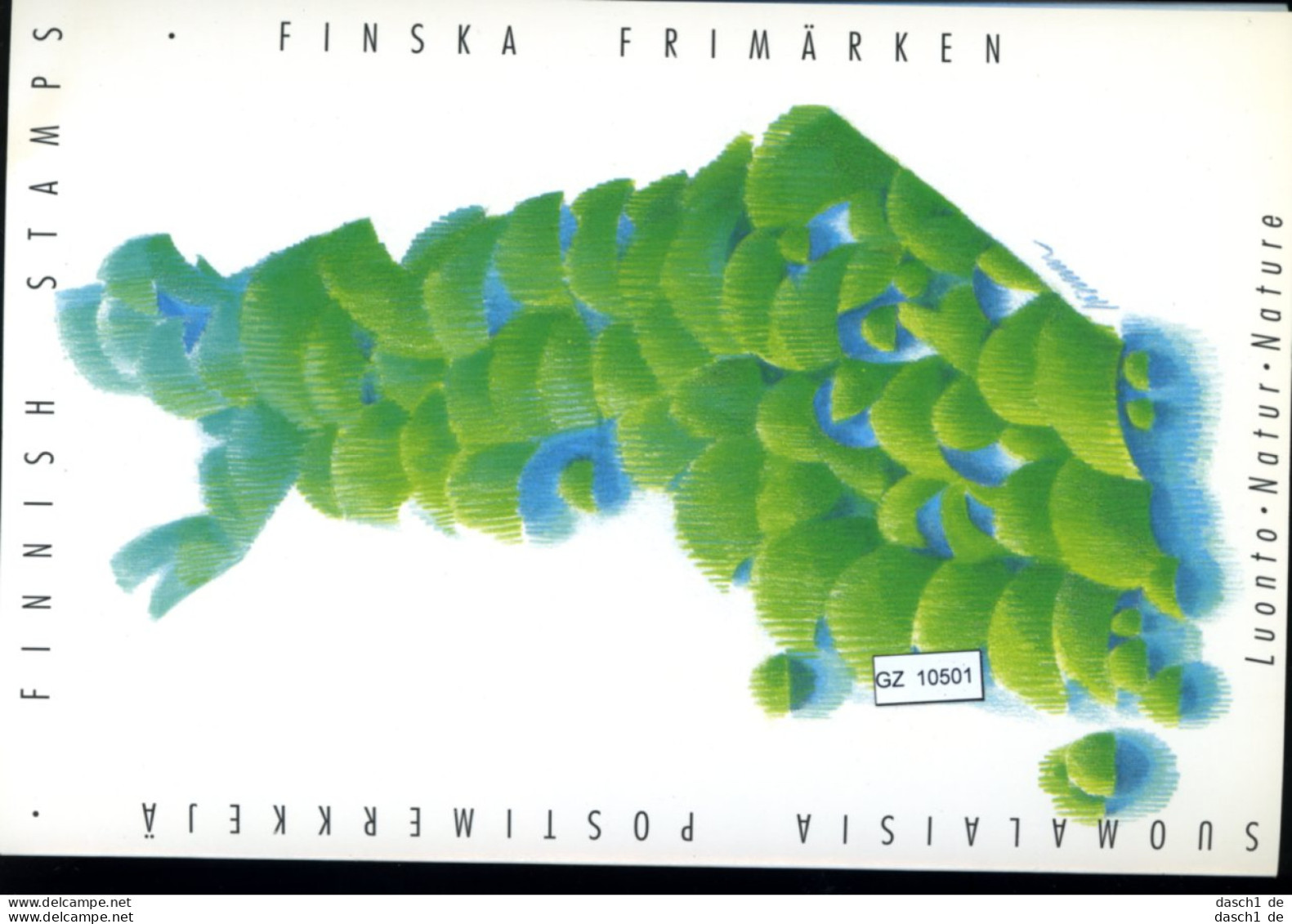 Finnland 9 Lose u.a. Sonderpostkarte 1986