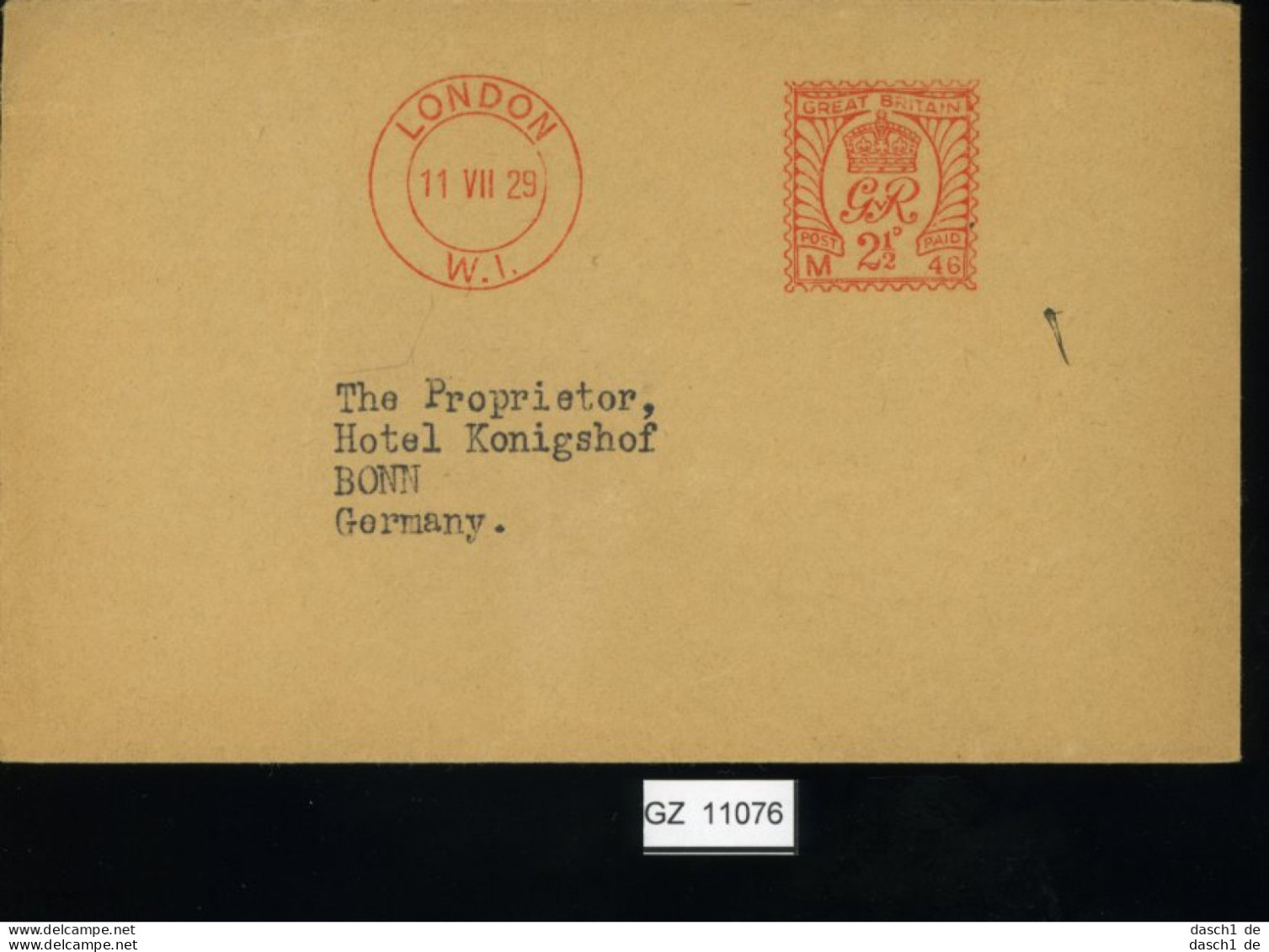 Grossbritannien Von 1920 Gelaufen - Storia Postale