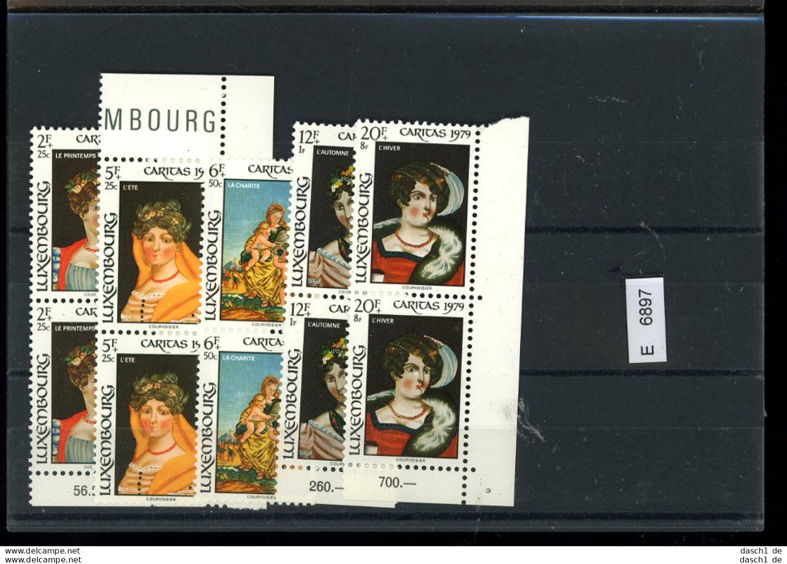 Luxemburg, Xx, 7 Lose U.a. 836-40 - Collections