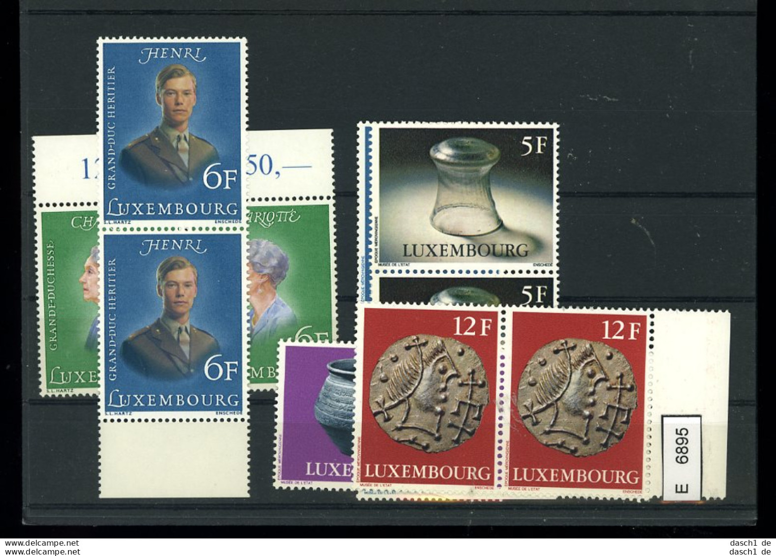 Luxemburg, Xx, 7 Lose U.a. 836-40 - Collections